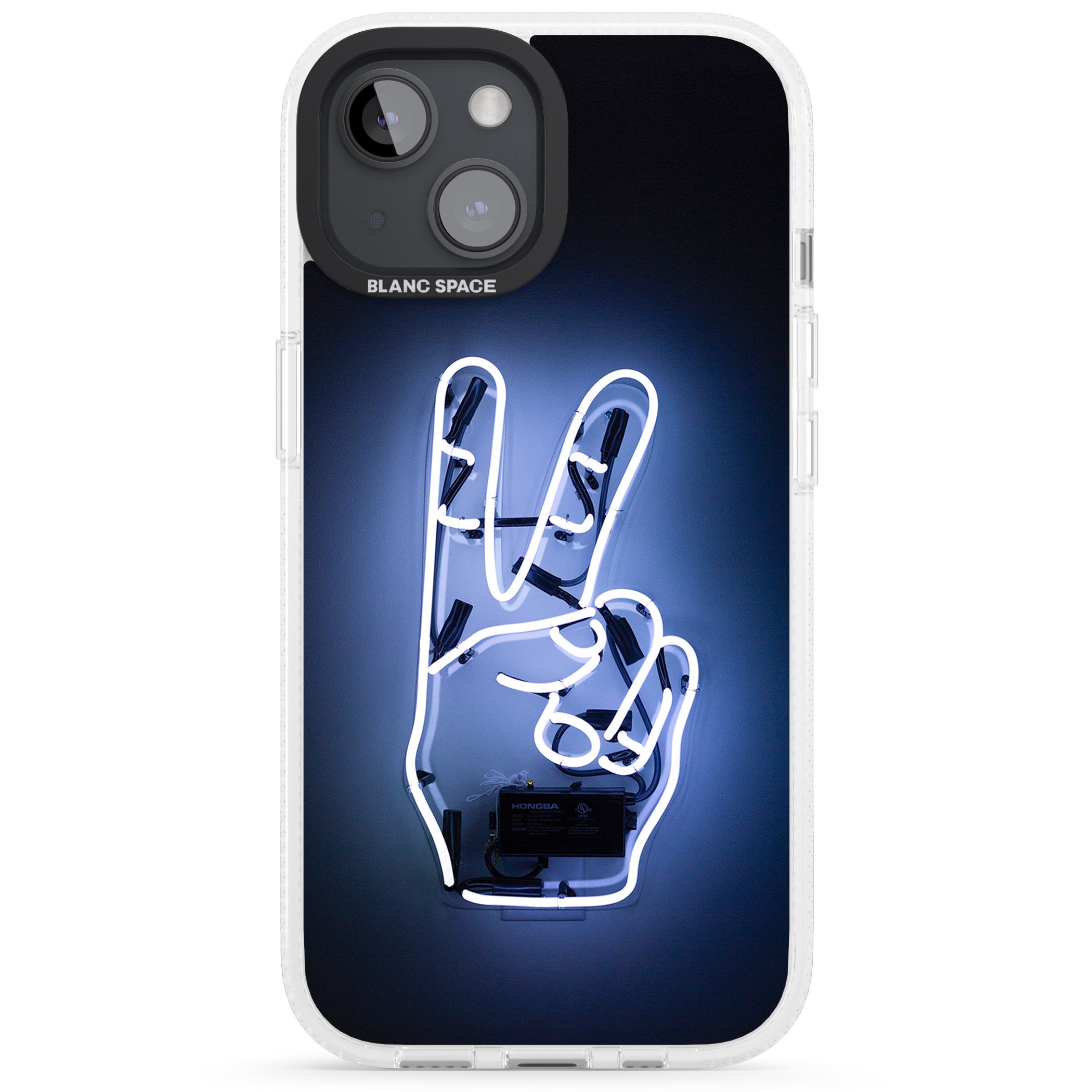 Neon Peace Sign