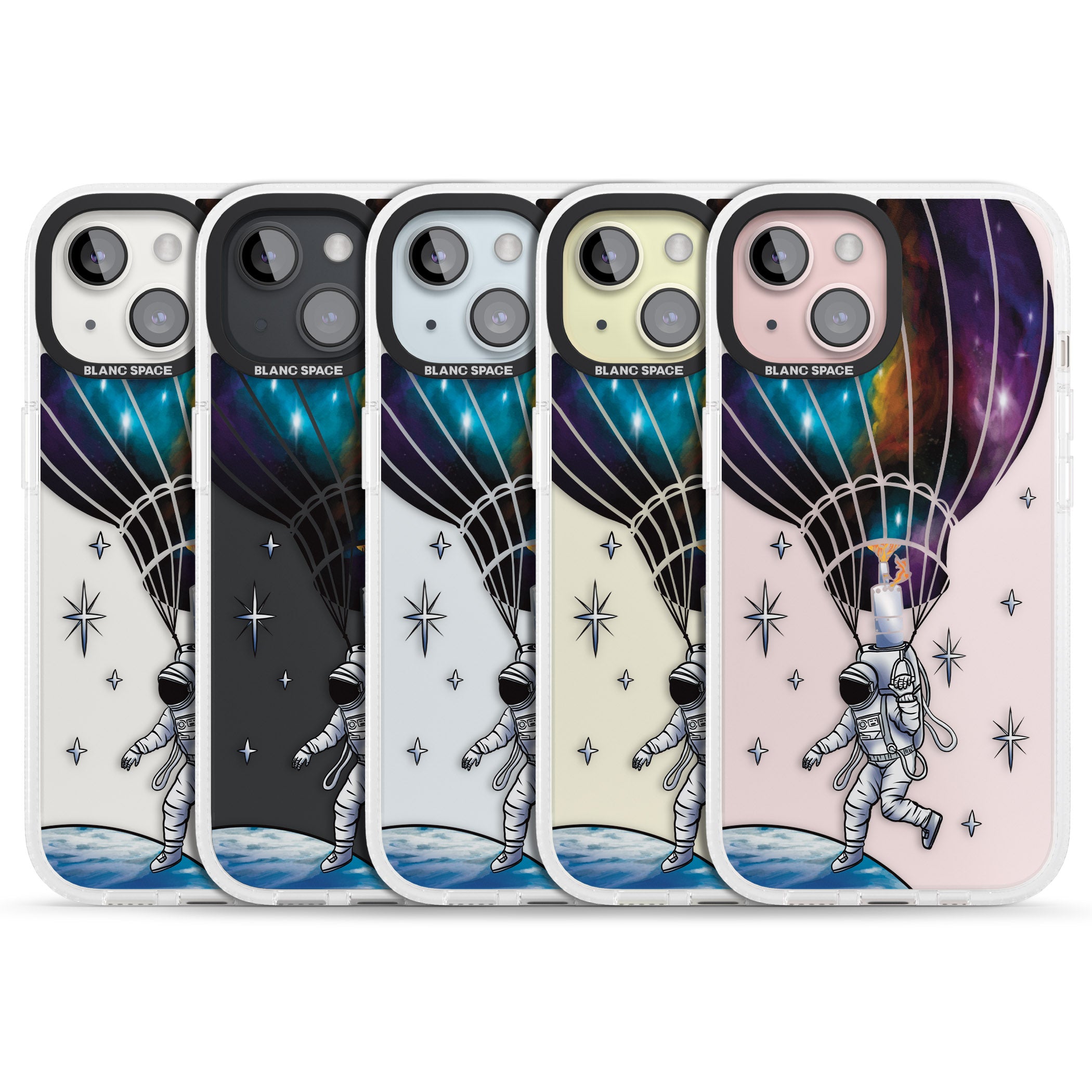 Solo Odyssey iPhone 15 / 14 / 13 Clear Case Impact Air - Blanc Space