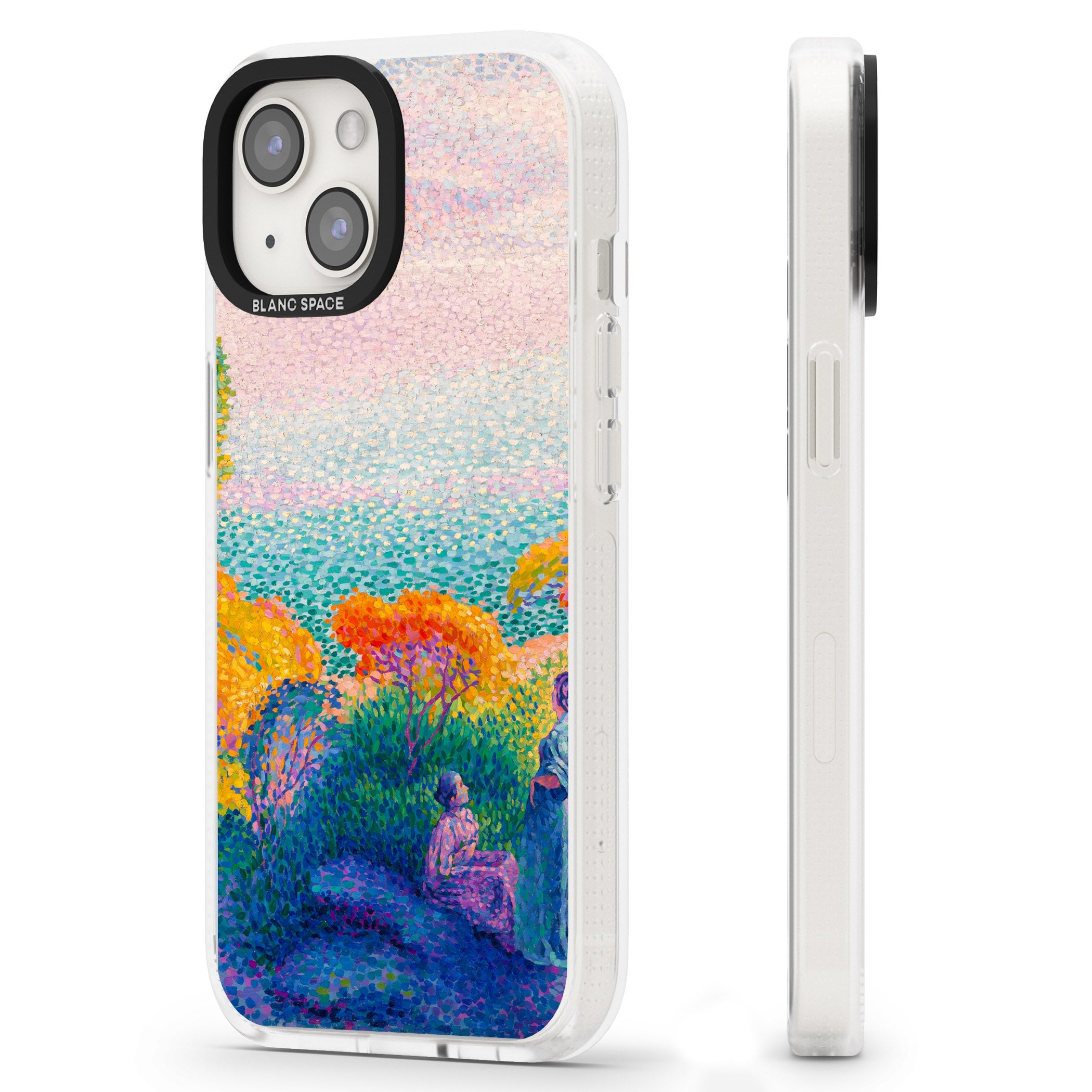 Meadow Lake iPhone 15 / 14 / 13 Clear Case Impact Air - Blanc Space