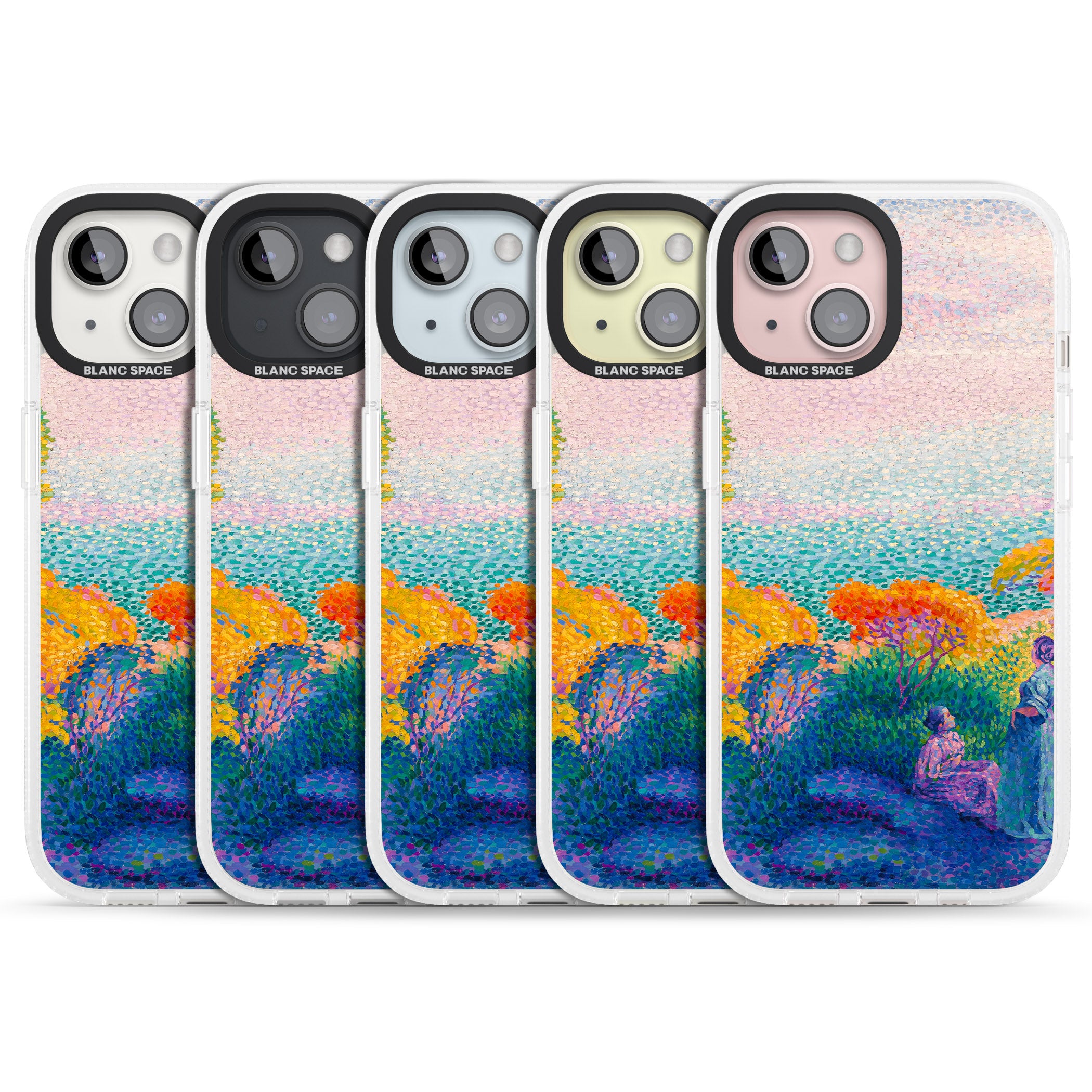Meadow Lake iPhone 15 / 14 / 13 Clear Case Impact Air - Blanc Space