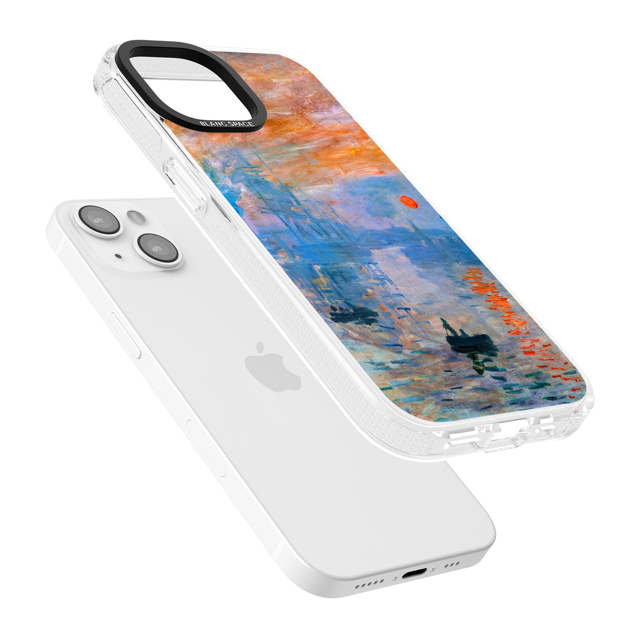Sunset Harbor iPhone 15 / 14 / 13 Clear Case Impact Air - Blanc Space