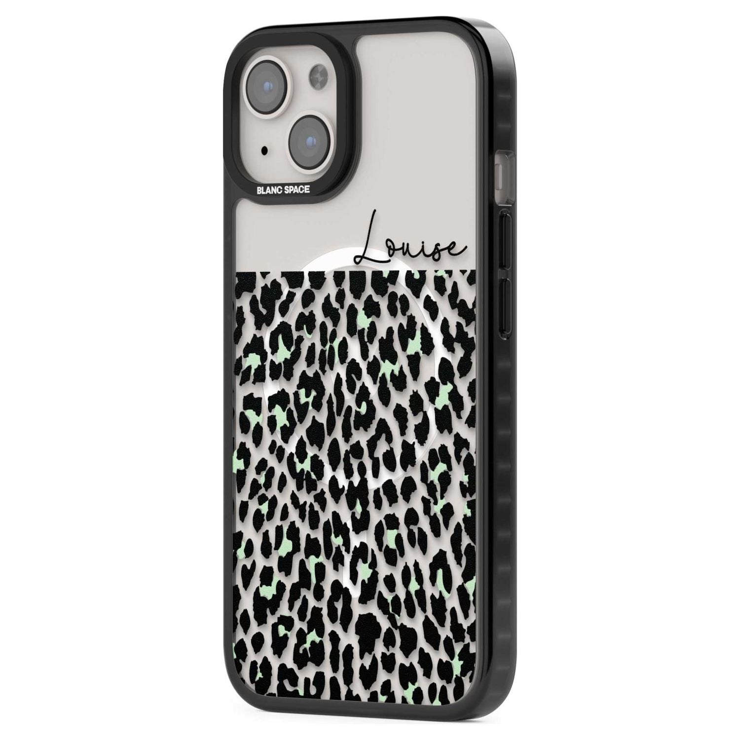 Personalised Seafoam Green & Cursive Leopard Spots Custom Phone Case iPhone 15 Pro Max / Black Impact Case,iPhone 15 Plus / Black Impact Case,iPhone 15 Pro / Black Impact Case,iPhone 15 / Black Impact Case,iPhone 15 Pro Max / Impact Case,iPhone 15 Plus / Impact Case,iPhone 15 Pro / Impact Case,iPhone 15 / Impact Case,iPhone 15 Pro Max / Magsafe Black Impact Case,iPhone 15 Plus / Magsafe Black Impact Case,iPhone 15 Pro / Magsafe Black Impact Case,iPhone 15 / Magsafe Black Impact Case,iPhone 14 Pro Max / Blac