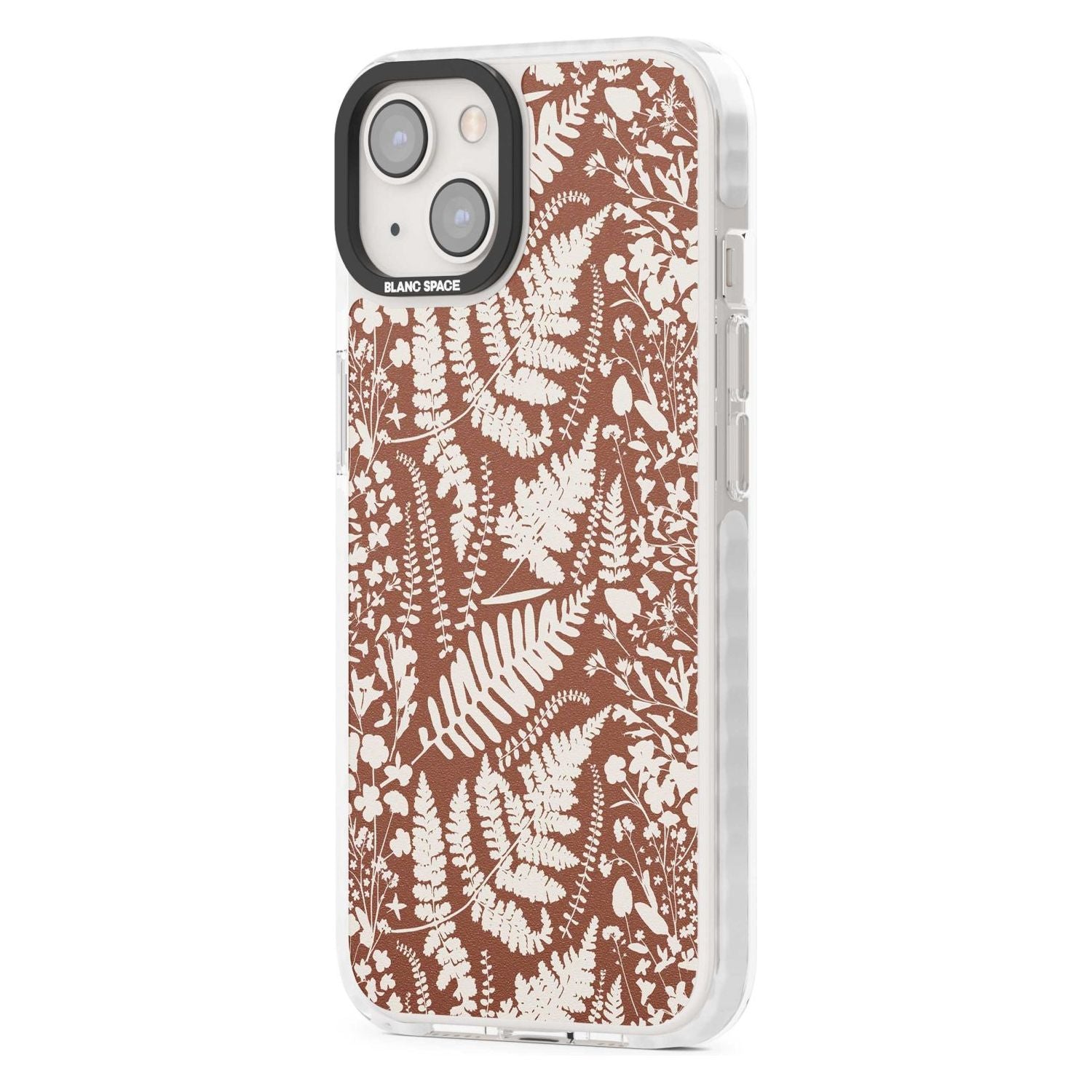 Wildflowers And Ferns On Terracotta