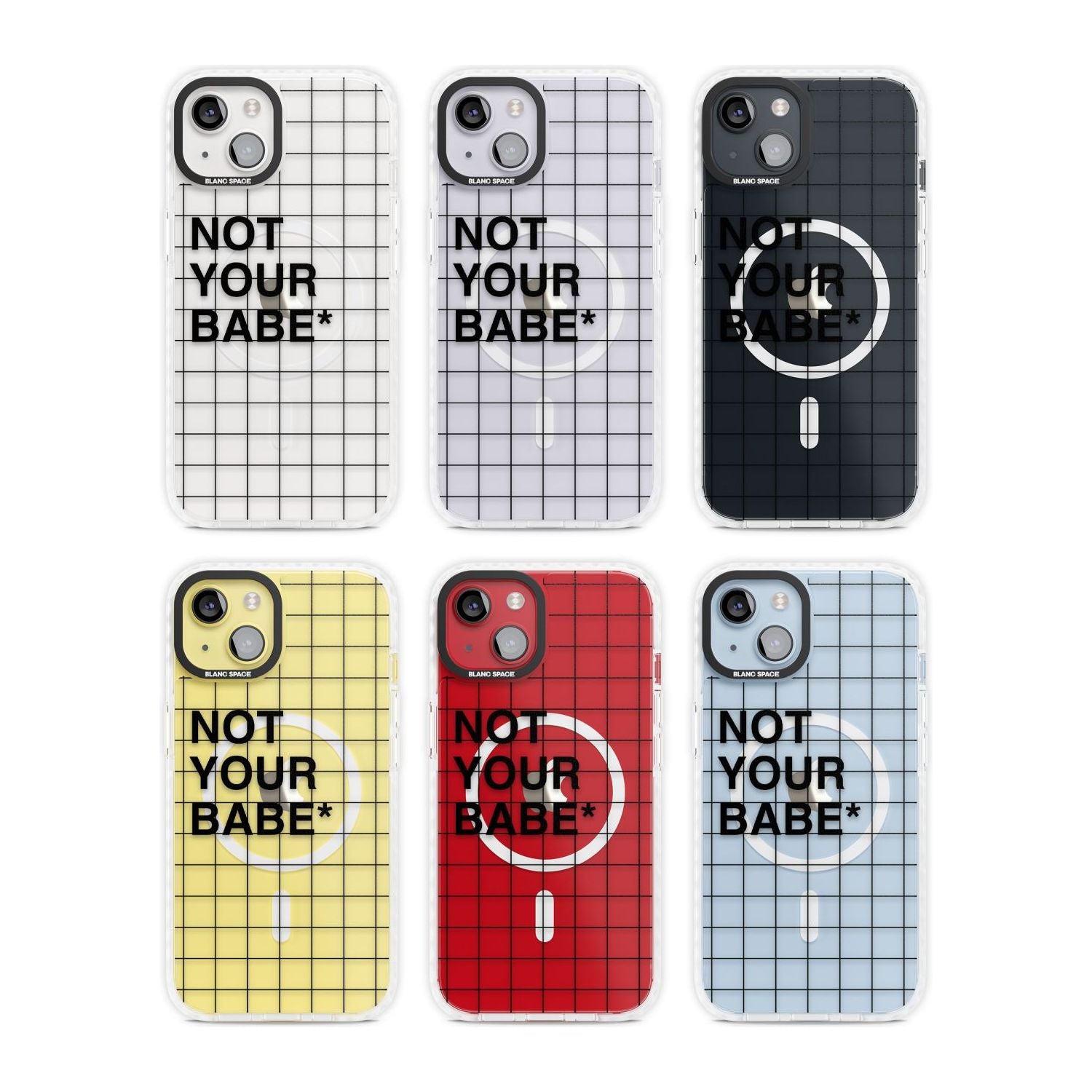 Grid Pattern Not Your Babe Phone Case iPhone 15 Pro Max / Black Impact Case,iPhone 15 Plus / Black Impact Case,iPhone 15 Pro / Black Impact Case,iPhone 15 / Black Impact Case,iPhone 15 Pro Max / Impact Case,iPhone 15 Plus / Impact Case,iPhone 15 Pro / Impact Case,iPhone 15 / Impact Case,iPhone 15 Pro Max / Magsafe Black Impact Case,iPhone 15 Plus / Magsafe Black Impact Case,iPhone 15 Pro / Magsafe Black Impact Case,iPhone 15 / Magsafe Black Impact Case,iPhone 14 Pro Max / Black Impact Case,iPhone 14 Plus /