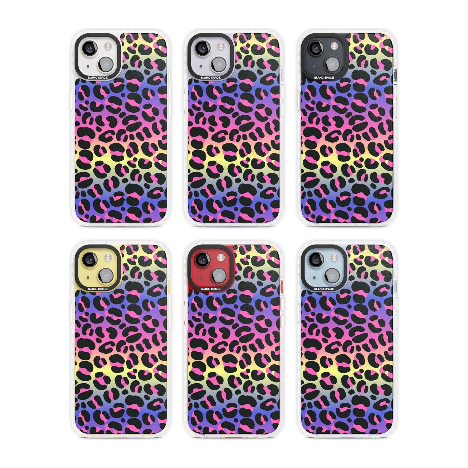 Rainbow Gradient Leopard