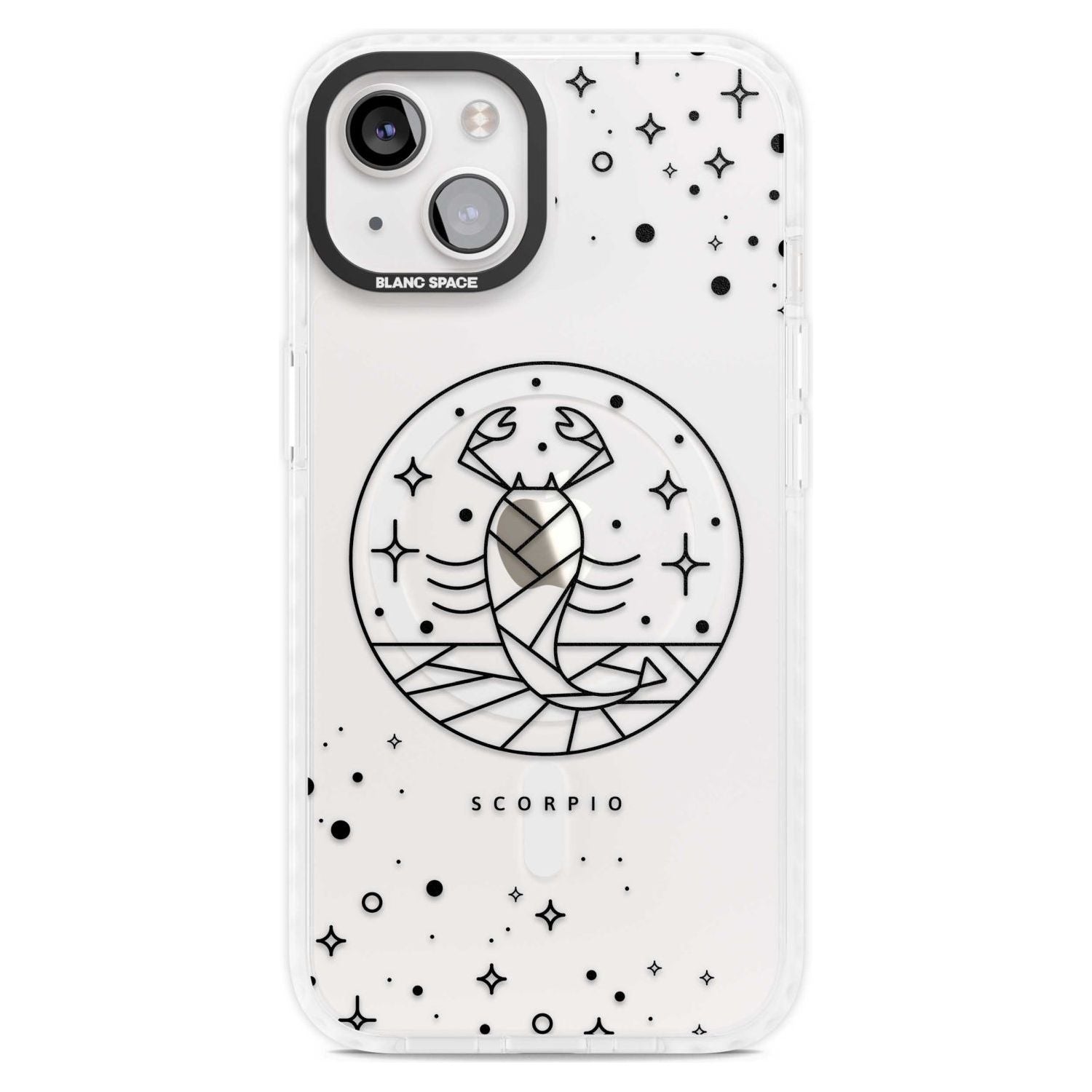 Scorpio Emblem Cosmic Design