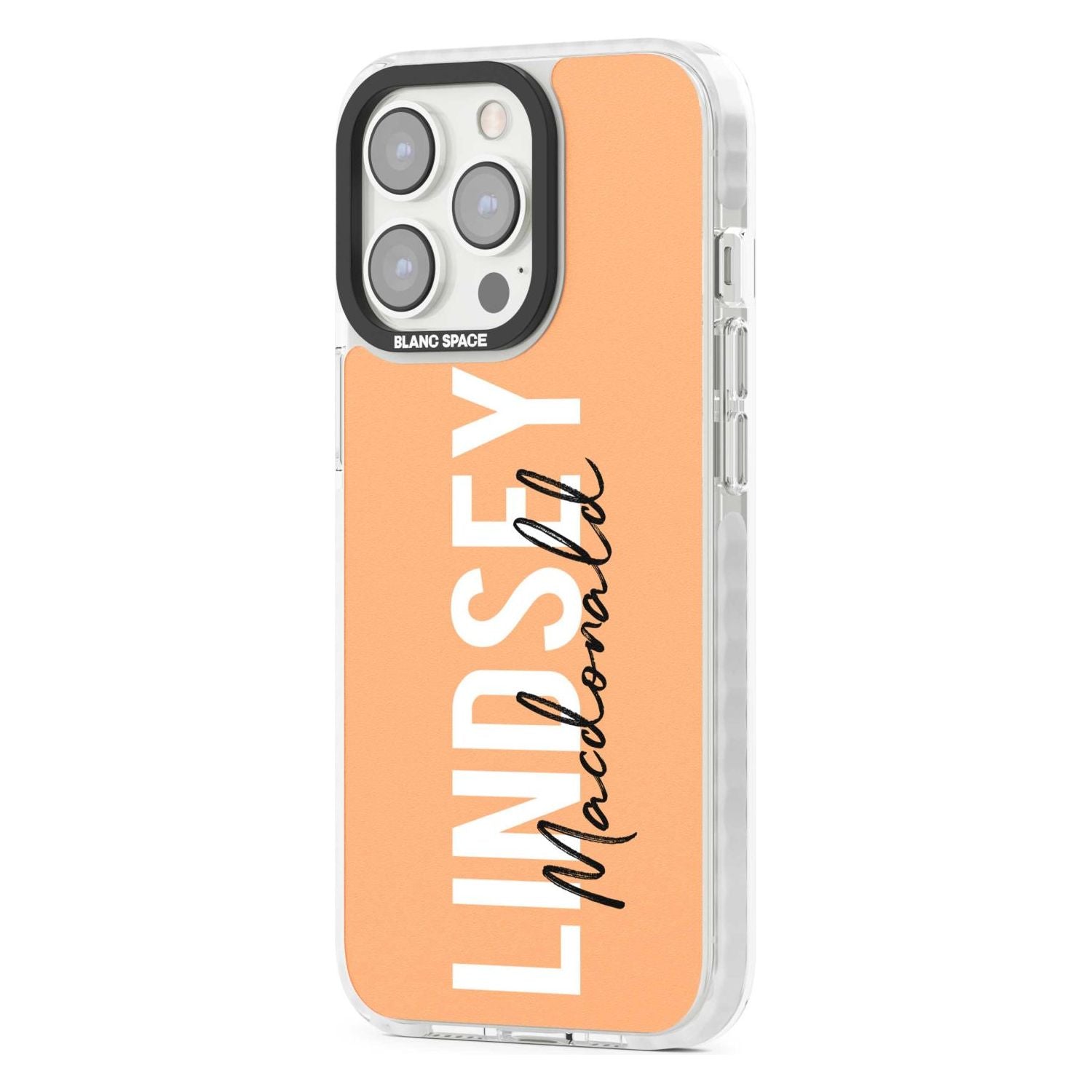 Personalised Bold Name: Peach Custom Phone Case iPhone 15 Pro Max / Black Impact Case,iPhone 15 Plus / Black Impact Case,iPhone 15 Pro / Black Impact Case,iPhone 15 / Black Impact Case,iPhone 15 Pro Max / Impact Case,iPhone 15 Plus / Impact Case,iPhone 15 Pro / Impact Case,iPhone 15 / Impact Case,iPhone 15 Pro Max / Magsafe Black Impact Case,iPhone 15 Plus / Magsafe Black Impact Case,iPhone 15 Pro / Magsafe Black Impact Case,iPhone 15 / Magsafe Black Impact Case,iPhone 14 Pro Max / Black Impact Case,iPhone