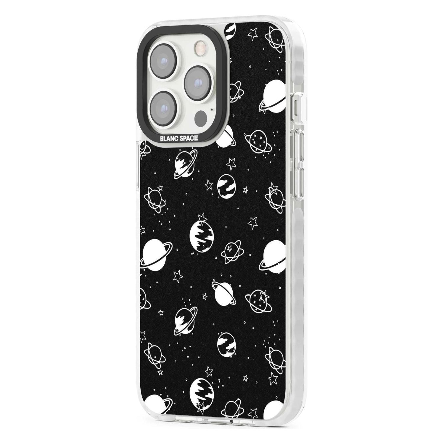 White Planets On Black