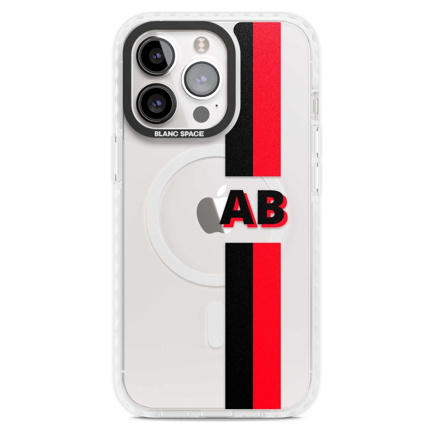 Personalised Clear Text 6C Custom Phone Case iPhone 15 Pro Max / Magsafe Impact Case,iPhone 15 Pro / Magsafe Impact Case Blanc Space