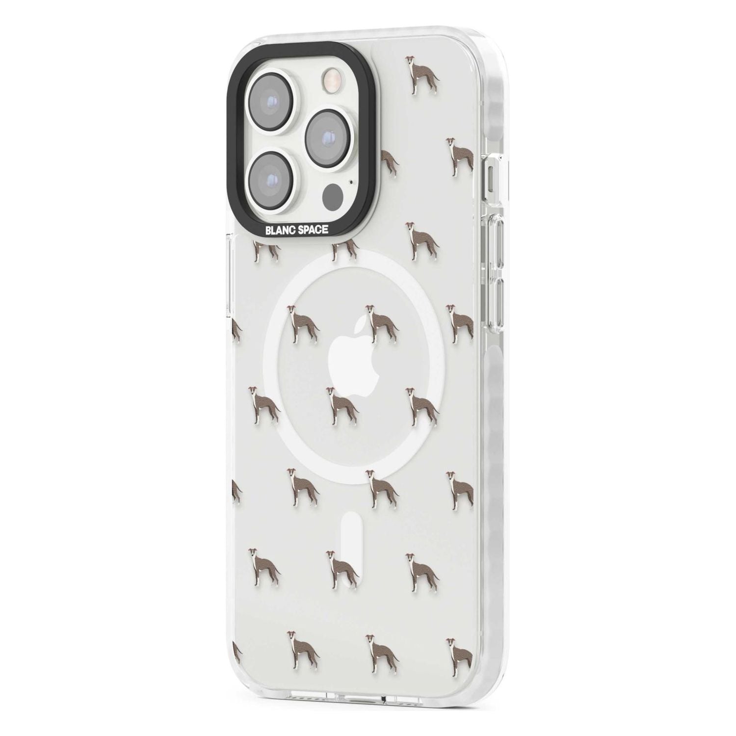 Whippet Dog Pattern Clear