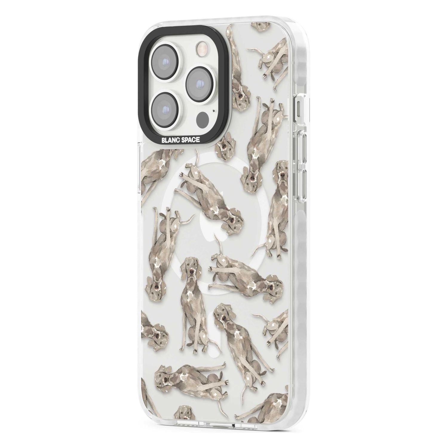 Weimaraner Watercolor Dog