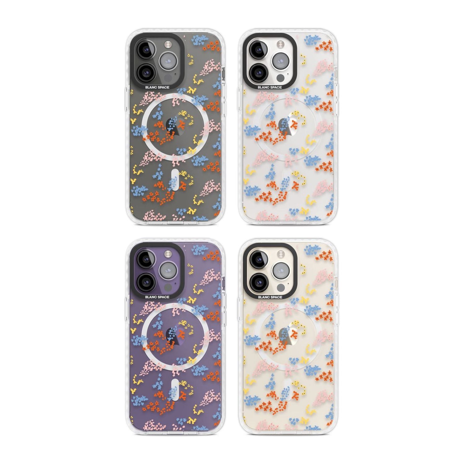 Floral Confetti: Transparent Delight