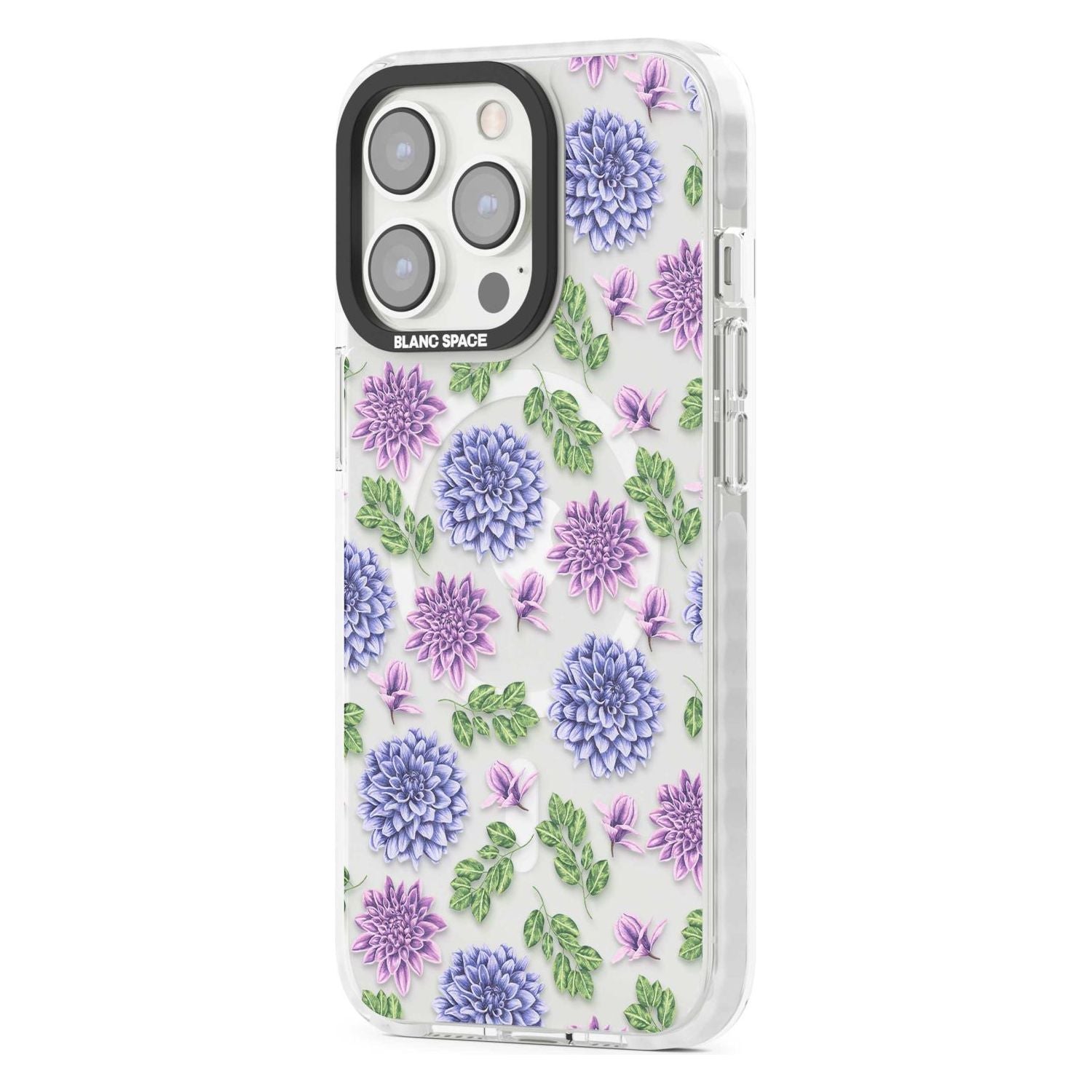 Purple Dahlias Floral