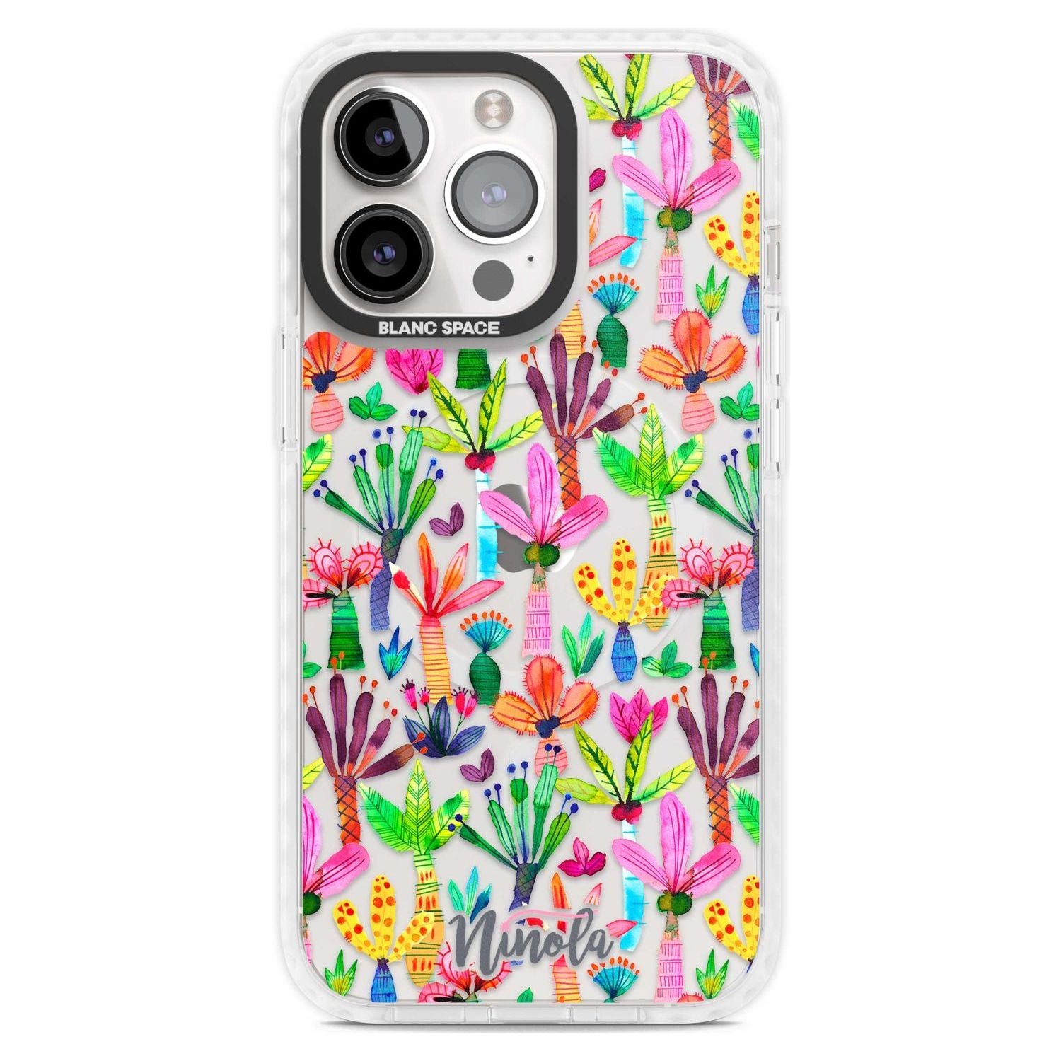 Palms Garden Phone Case iPhone 15 Pro Max / Magsafe Impact Case,iPhone 15 Pro / Magsafe Impact Case Blanc Space
