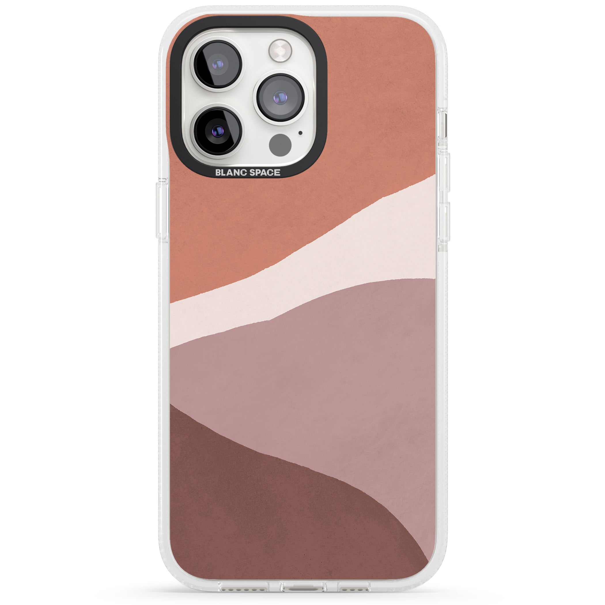 Lush Abstract Watercolour Design #2 iPhone 15 Pro Max / 15 Pro / 14 Pro Max / 14 Pro / 13 Pro Clear Case Impact Air - Blanc Space