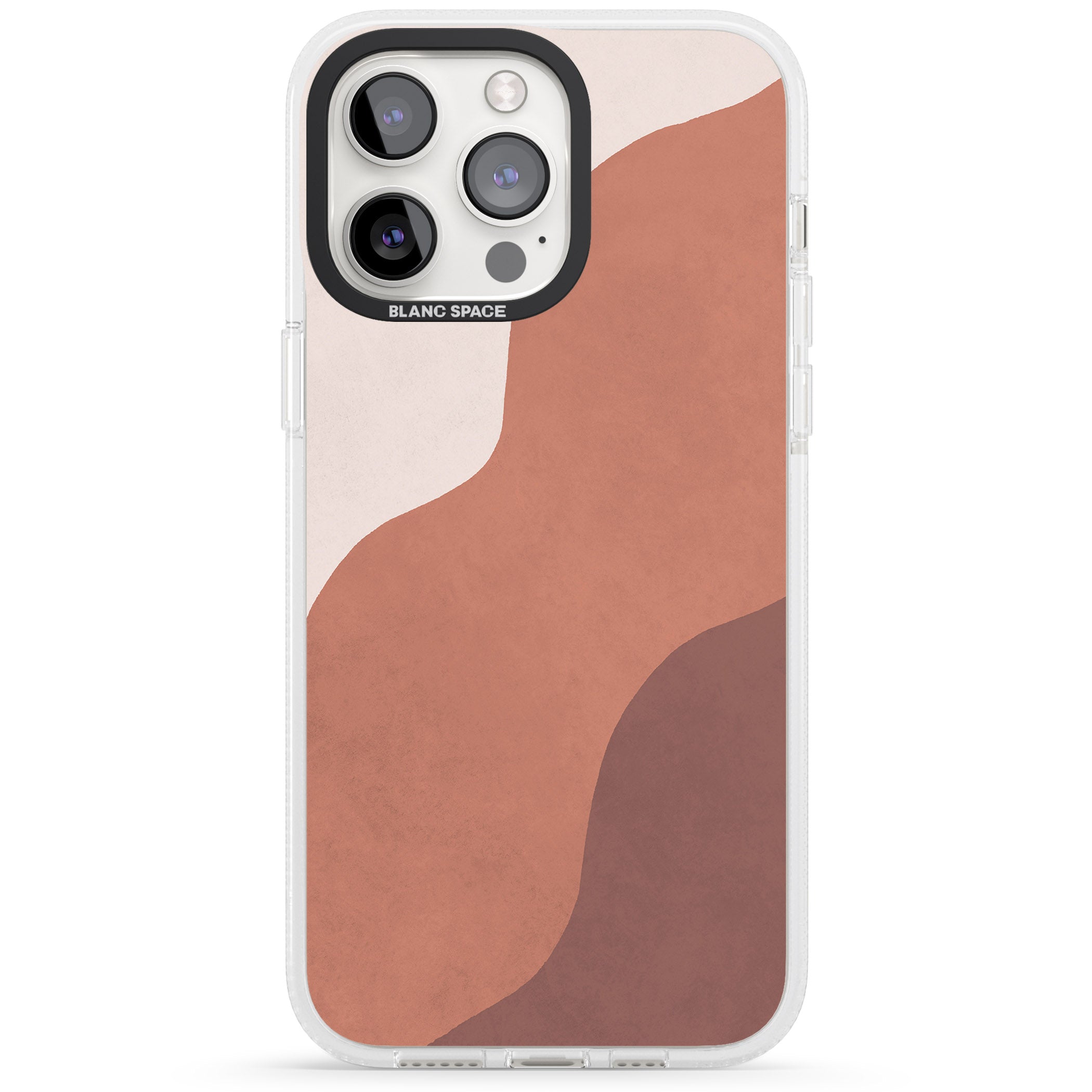 Lush Abstract Watercolour Design #3 iPhone 15 Pro Max / 15 Pro / 14 Pro Max / 14 Pro / 13 Pro Clear Case Impact Air - Blanc Space