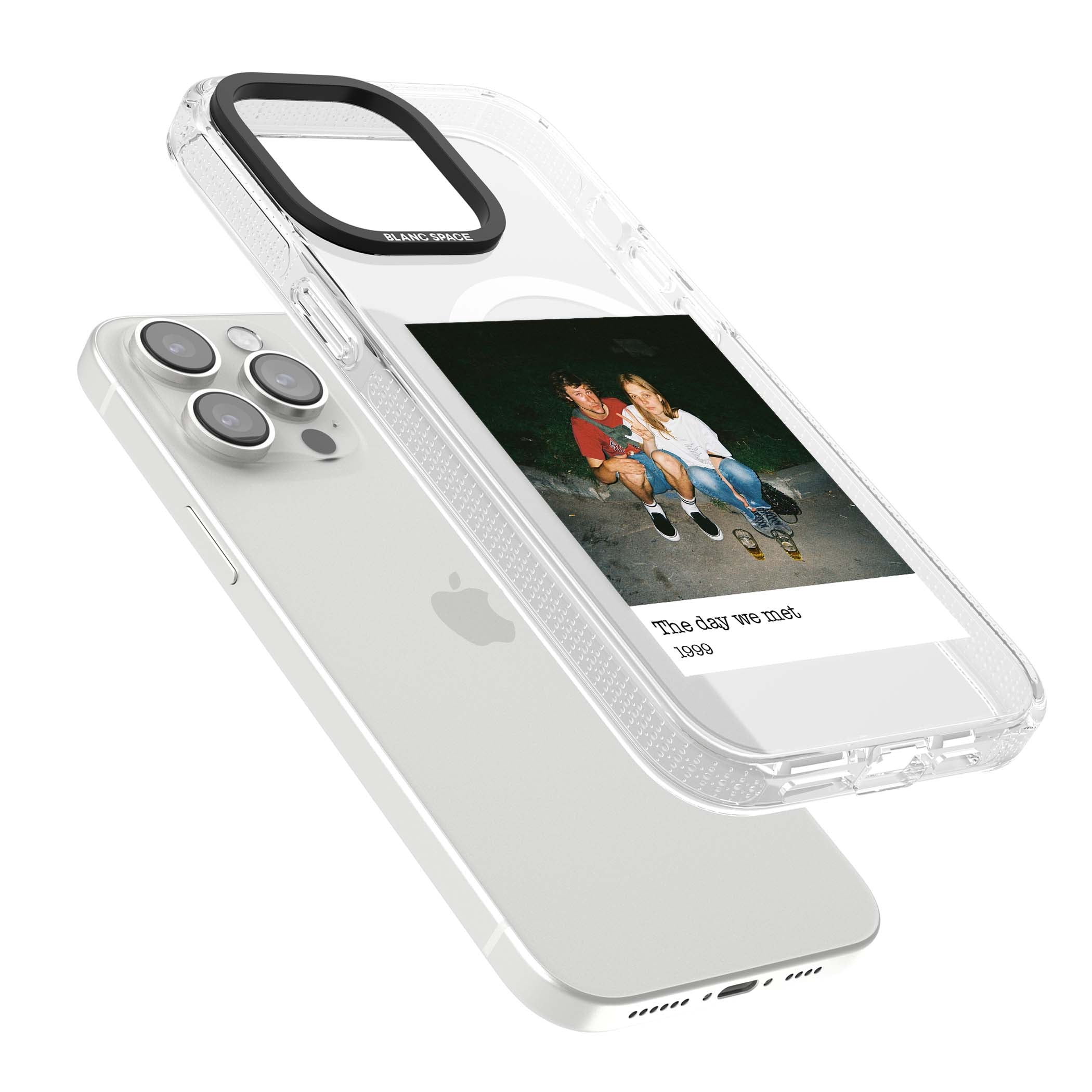 Photo Memory minimal iPhone case | Clear Case Impact Air case for iPhone 15 Pro, iPhone 15 Pro Max