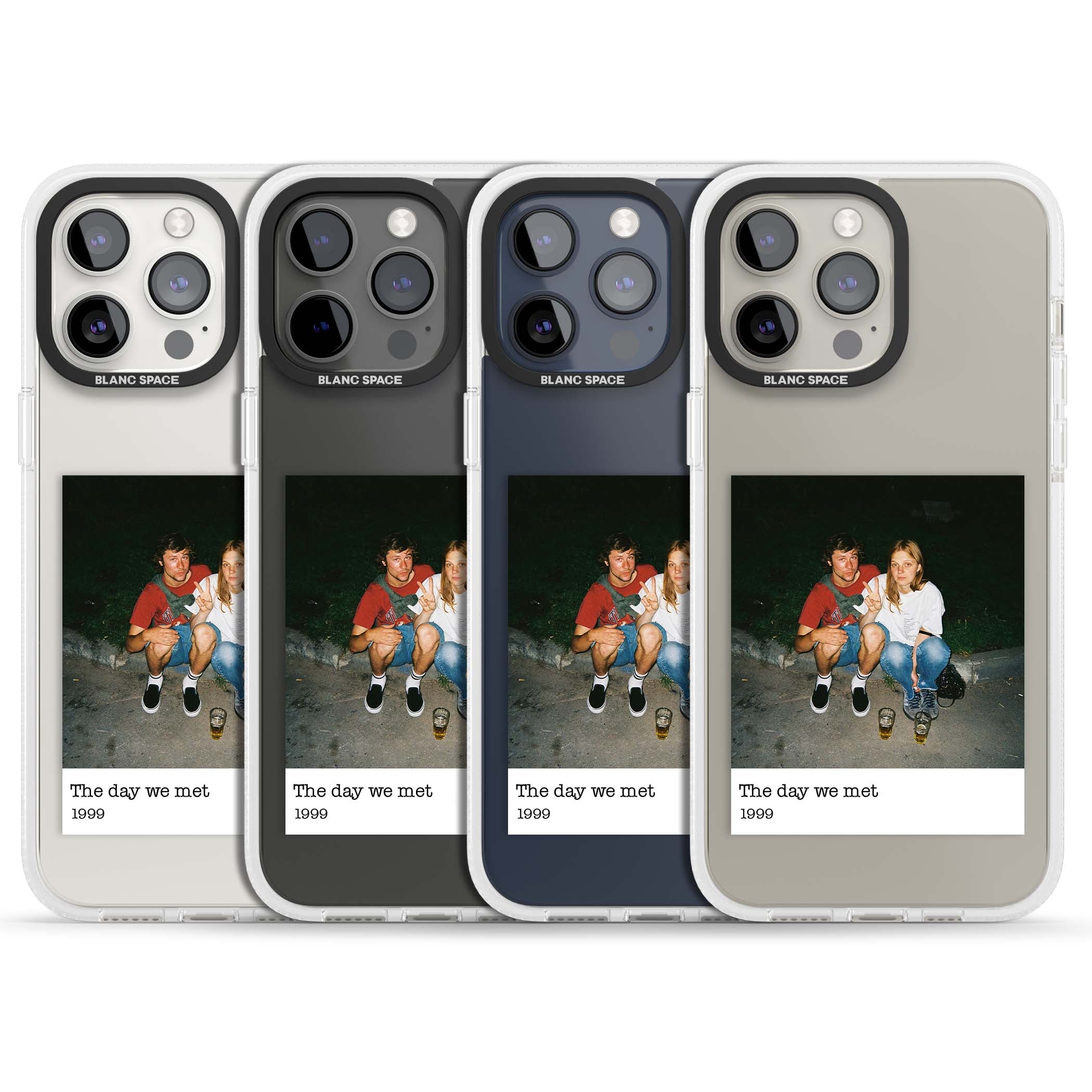 Photo Memory minimal iPhone case | Clear Case Impact Air case for iPhone 15 Pro, iPhone 15 Pro Max