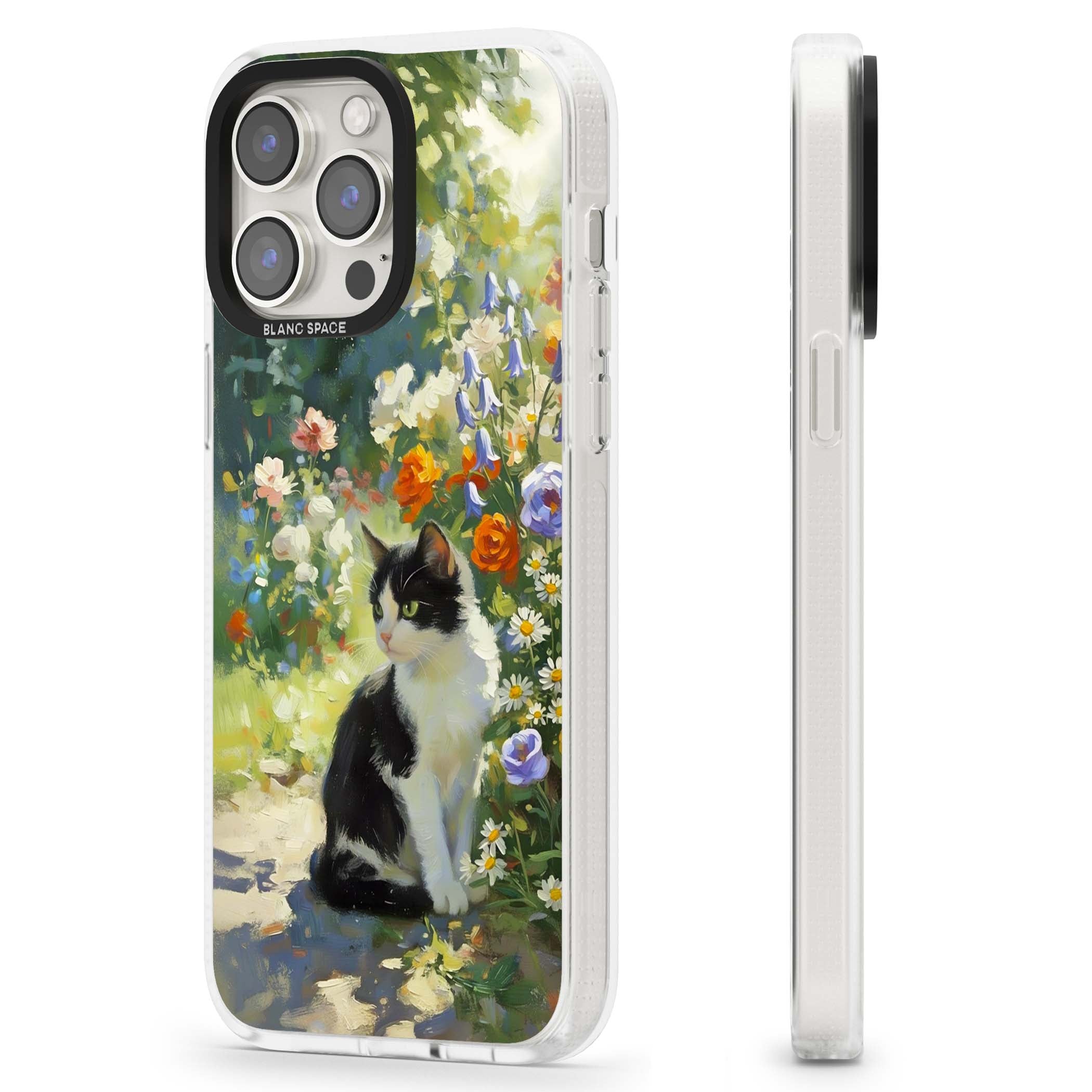 Cat In The Meadow for her iPhone case | Clear Case Impact Air case for iPhone 15 Pro, iPhone 15 Pro Max