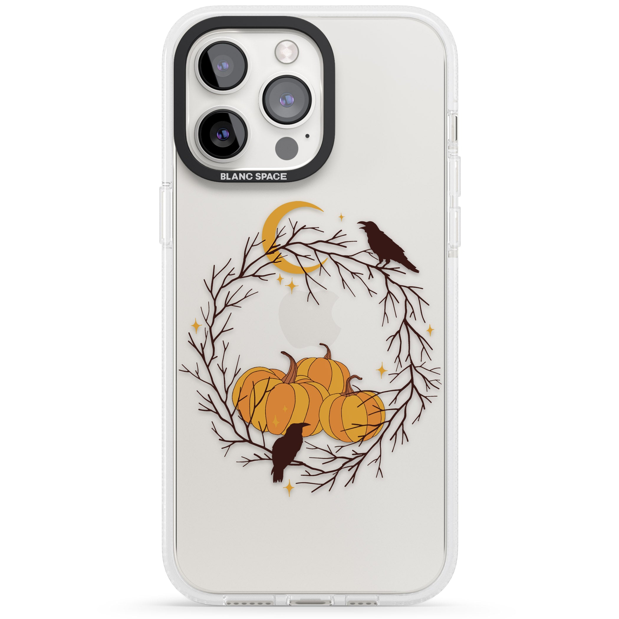 Pumpkin Patch iPhone 15 Pro Max / 15 Pro / 14 Pro Max / 14 Pro / 13 Pro Clear Case Impact Air - Blanc Space