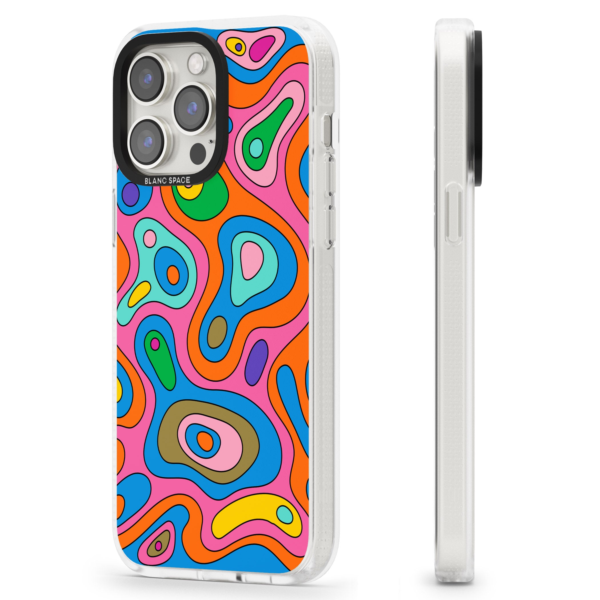 Euphoria iPhone 15 Pro Max / 15 Pro / 14 Pro Max / 14 Pro / 13 Pro Clear Case Impact Air - Blanc Space