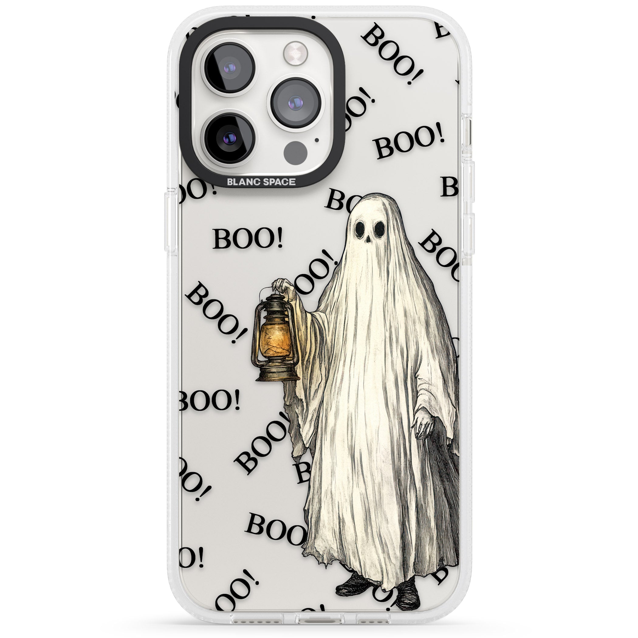 Light the Way iPhone 15 Pro Max / 15 Pro / 14 Pro Max / 14 Pro / 13 Pro Clear Case Impact Air - Blanc Space