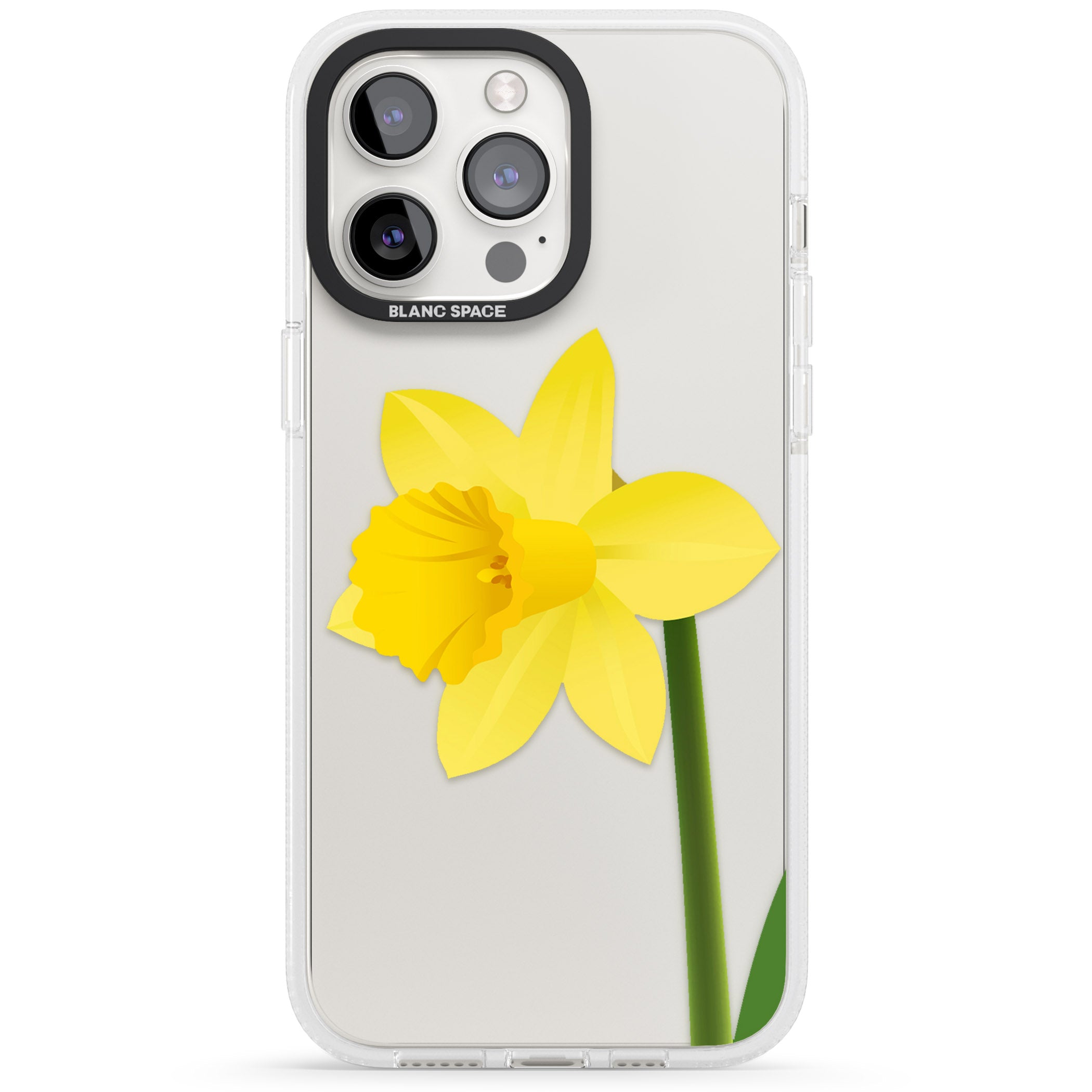 Daffodil iPhone 15 Pro Max / 15 Pro / 14 Pro Max / 14 Pro / 13 Pro Clear Case Impact Air - Blanc Space
