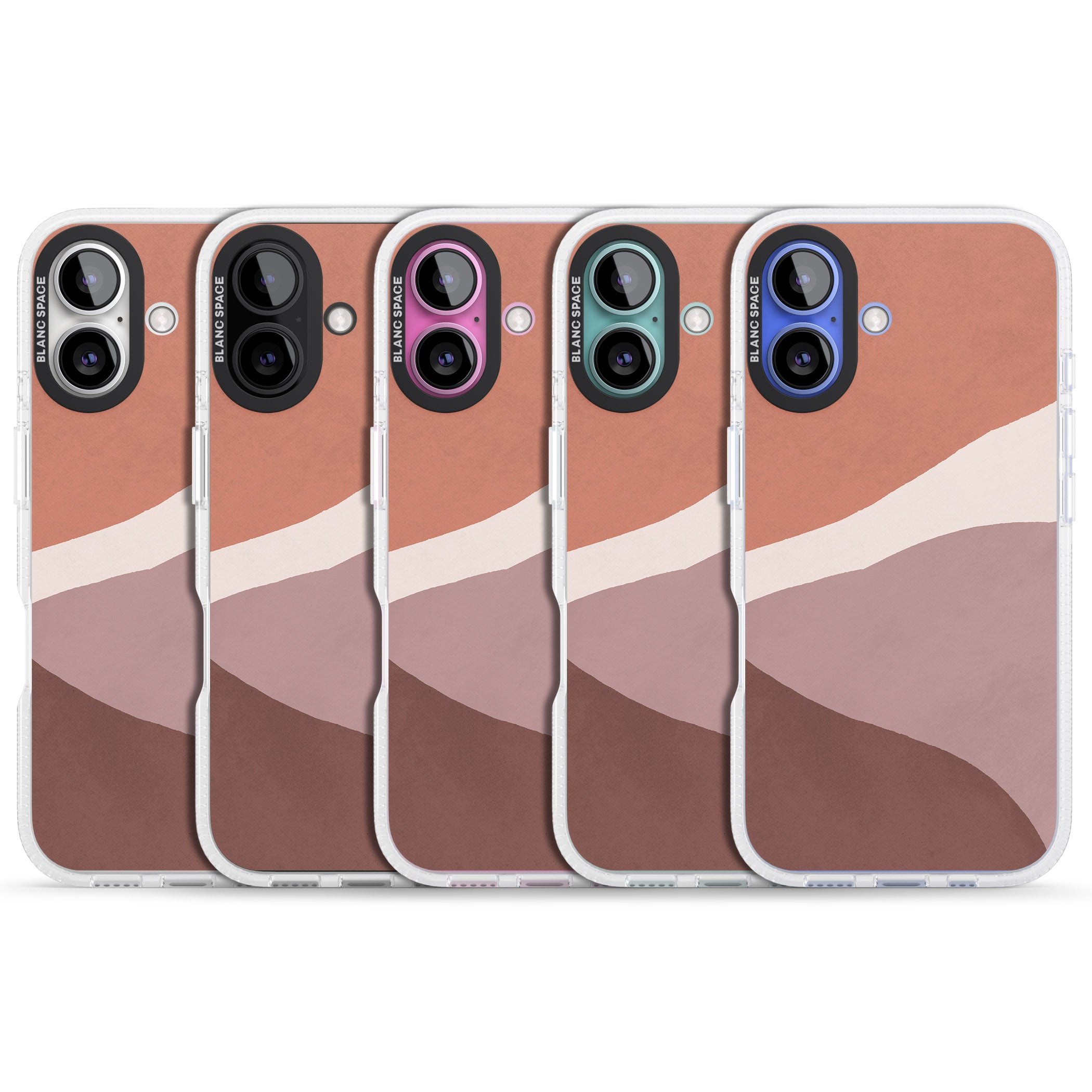 Lush Abstract Watercolour Design #2 iPhone 16 / 16 Plus Clear Case Impact Air - Blanc Space