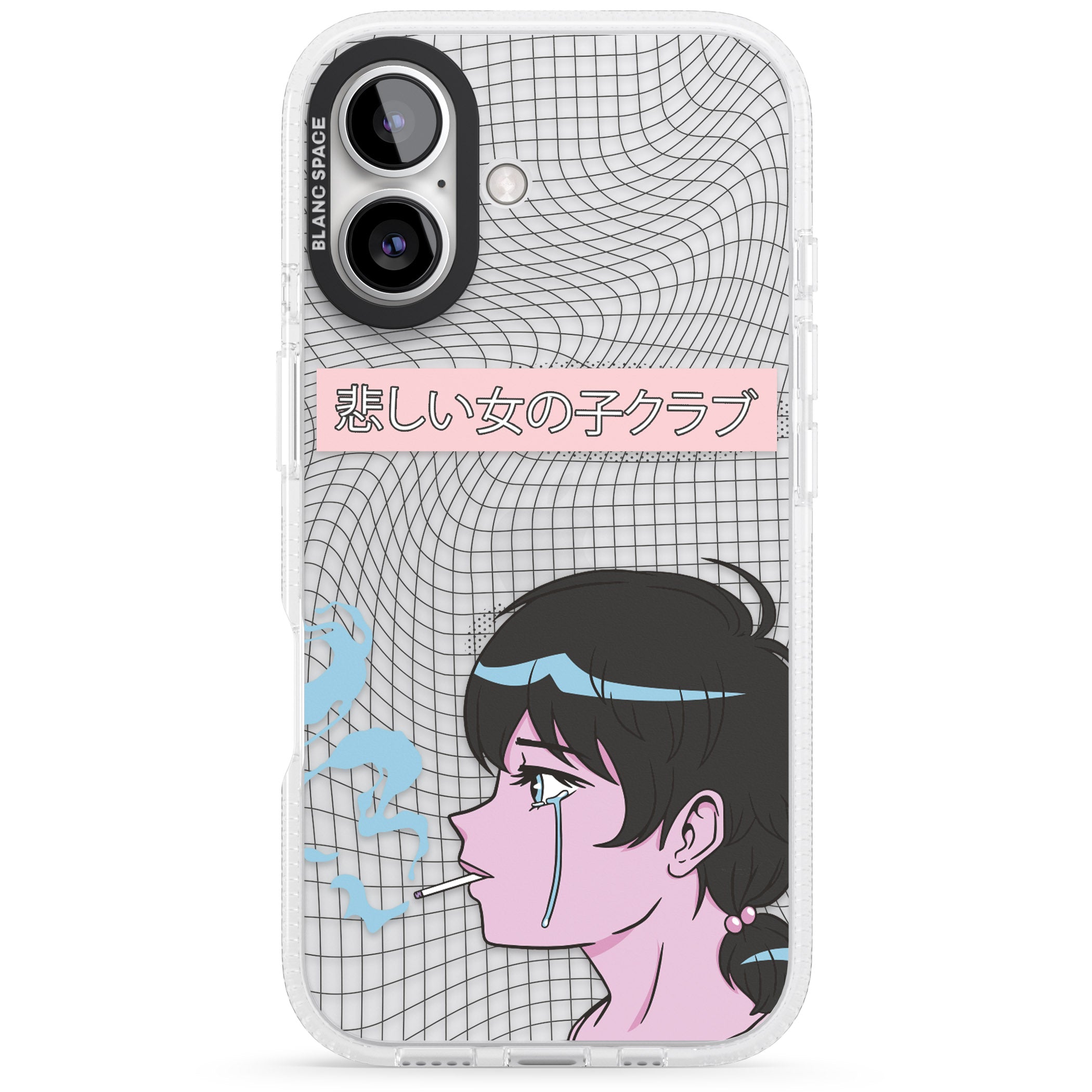 Lost Love iPhone 16 / 16 Plus Clear Case Impact Air - Blanc Space