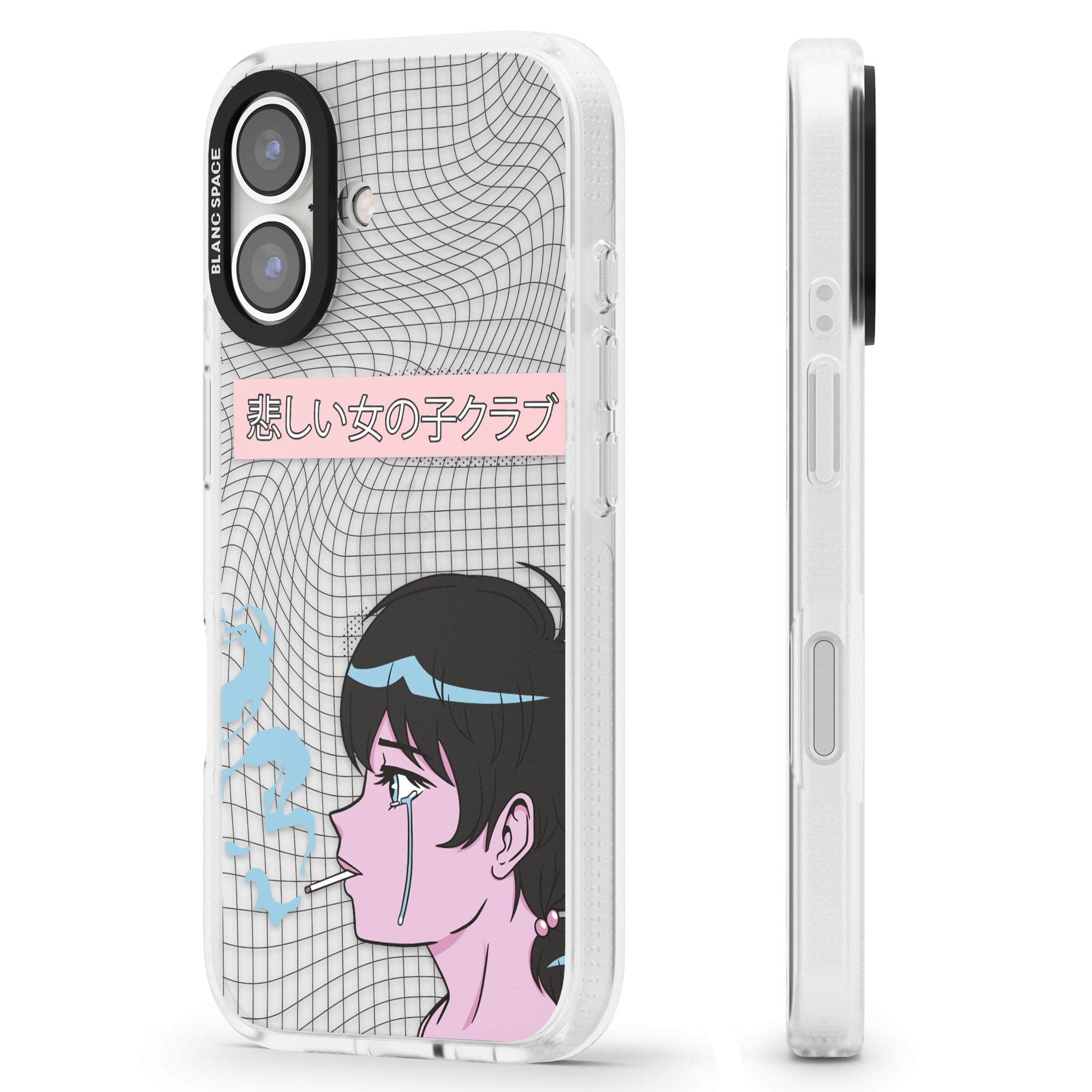 Lost Love iPhone 16 / 16 Plus Clear Case Impact Air - Blanc Space