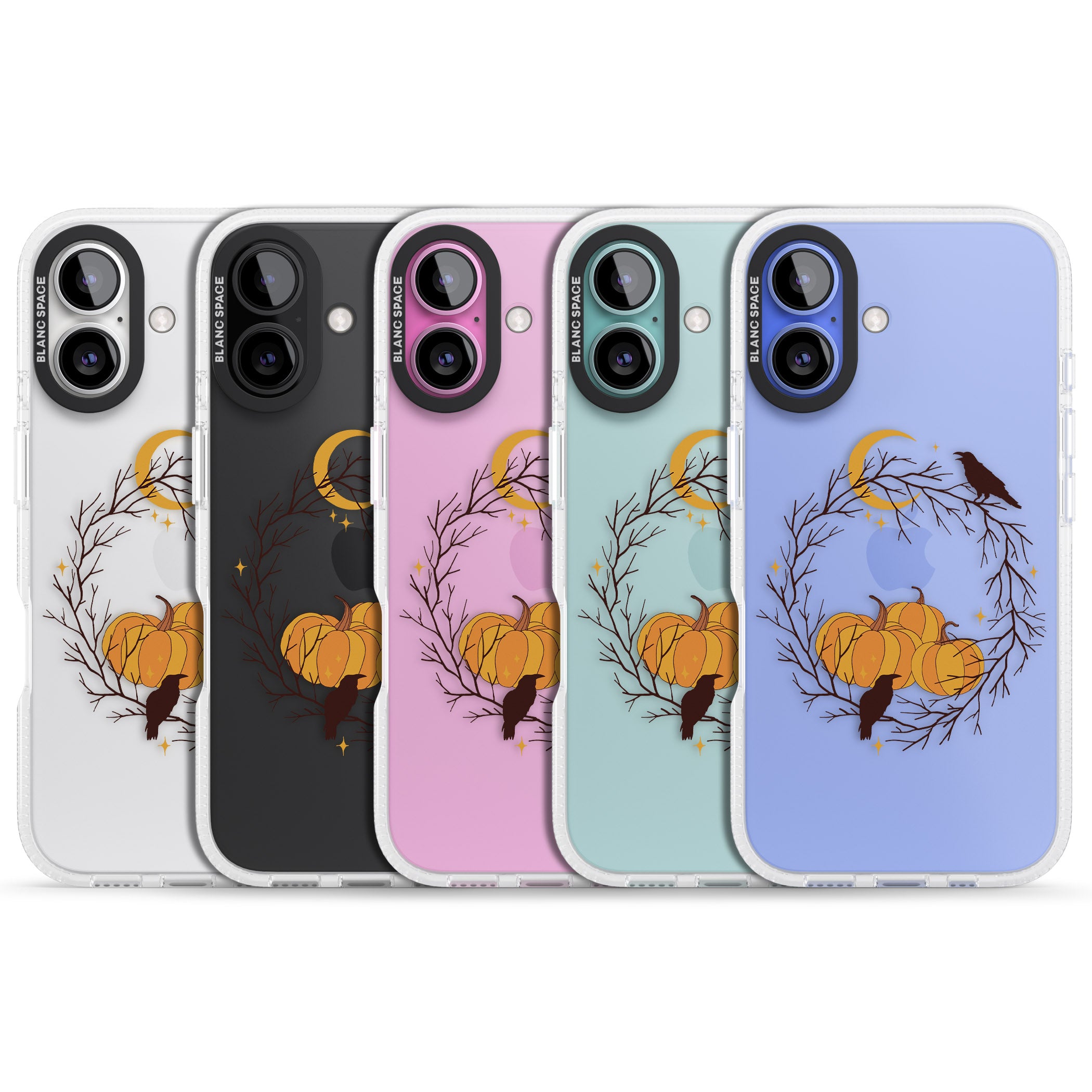 Pumpkin Patch iPhone 16 / 16 Plus Clear Case Impact Air - Blanc Space