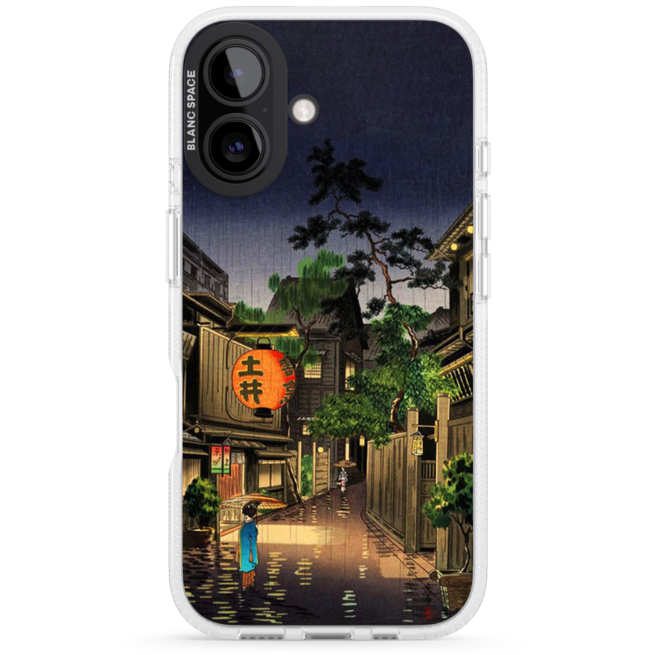 Evening in Ushigome iPhone 16 / 16 Plus Clear Case Impact Air - Blanc Space