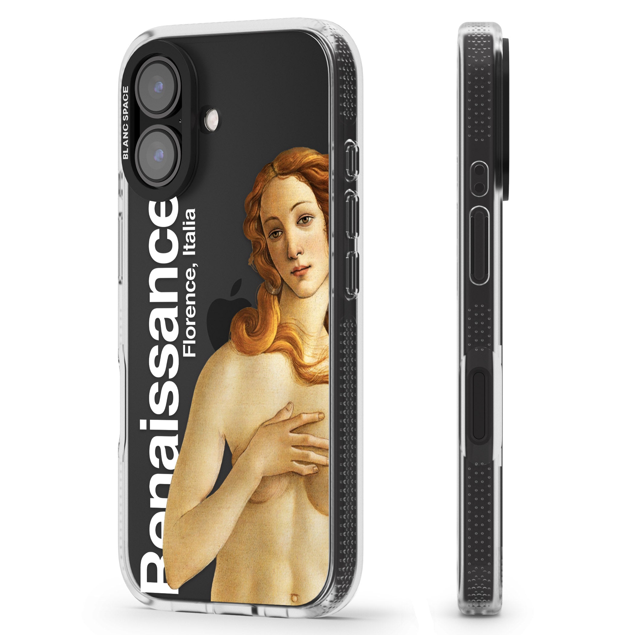 Florence Renaissance iPhone 16 / 16 Plus Clear Case Impact Air - Blanc Space