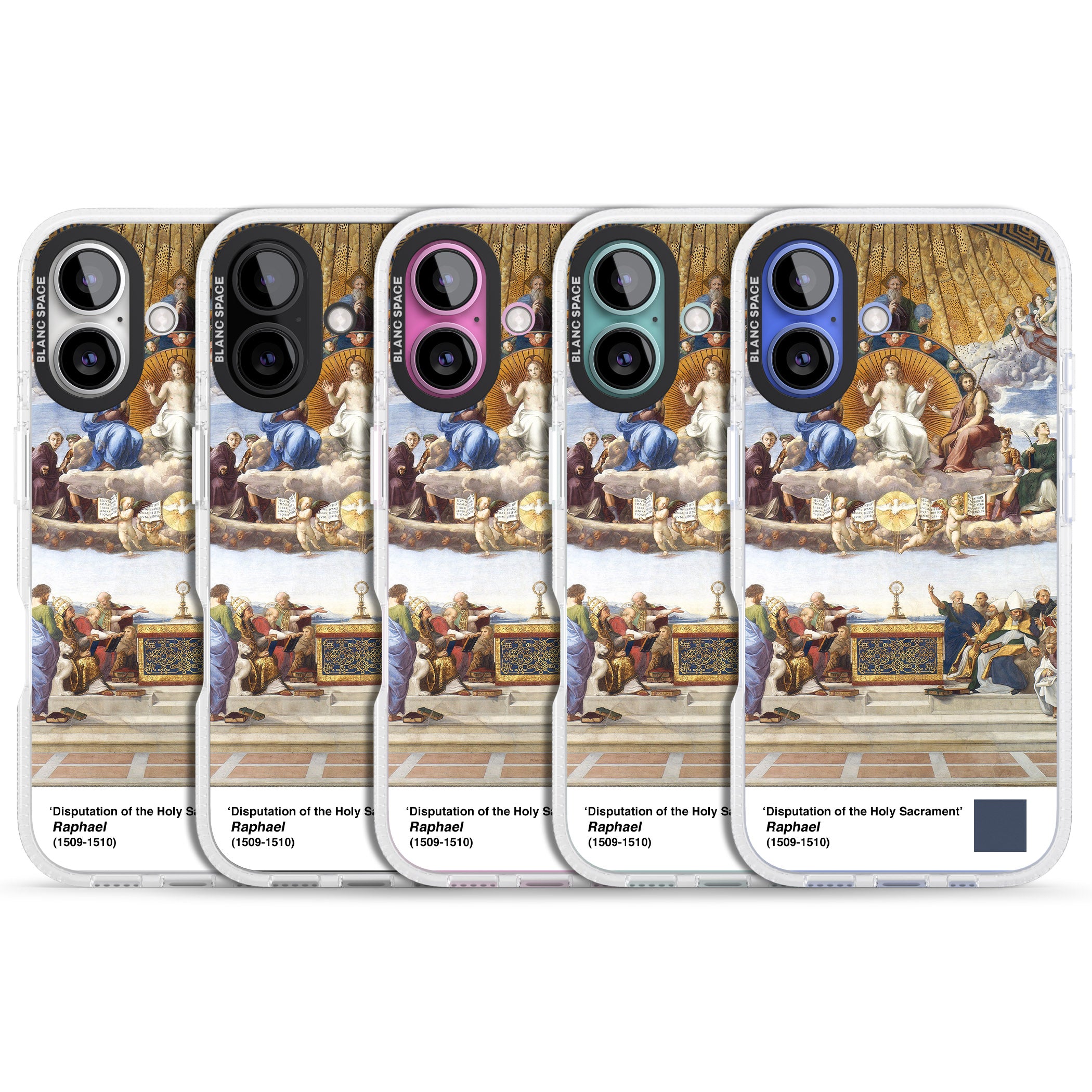 Disputation of the Holy Sacrament iPhone 16 / 16 Plus Clear Case Impact Air - Blanc Space