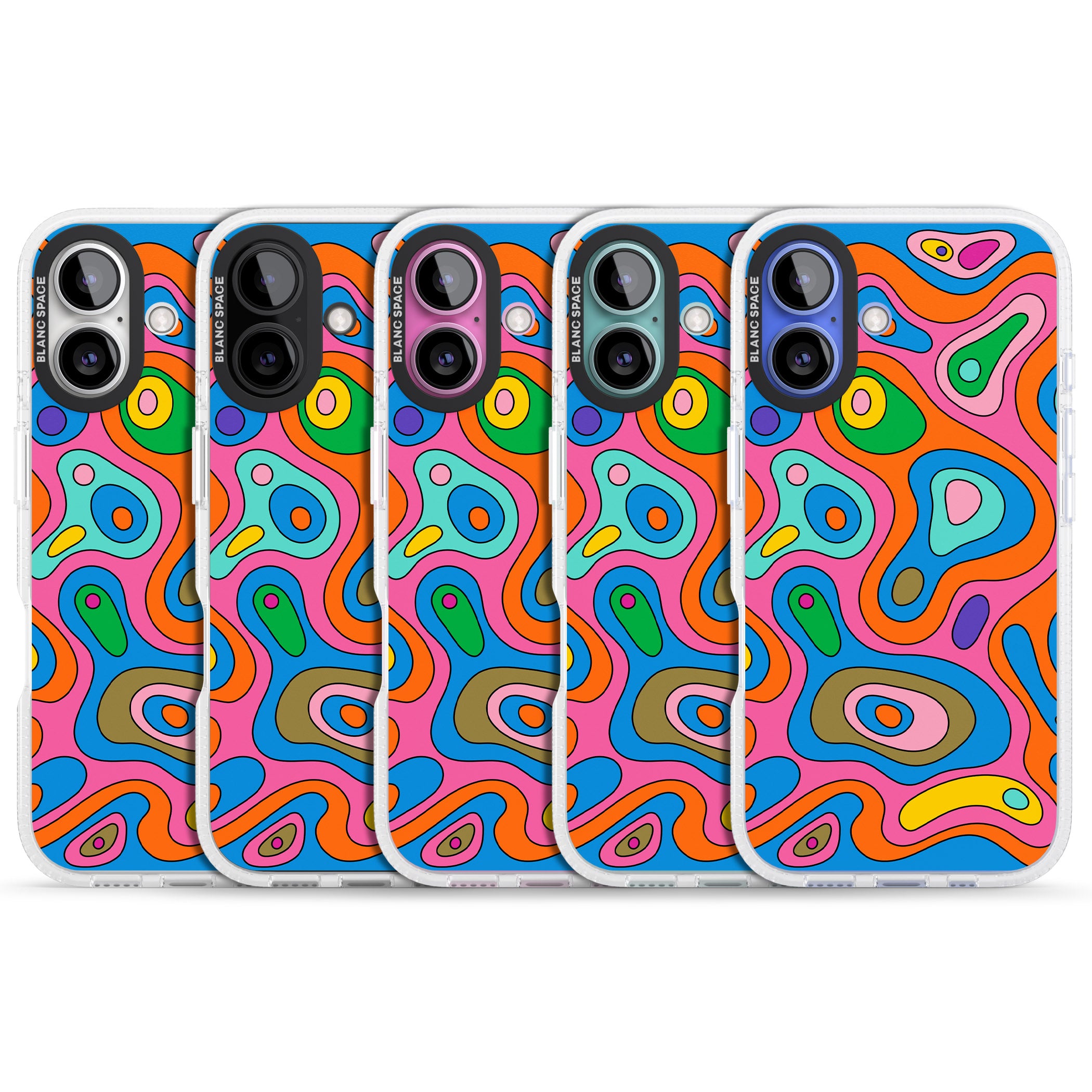 Euphoria iPhone 16 / 16 Plus Clear Case Impact Air - Blanc Space