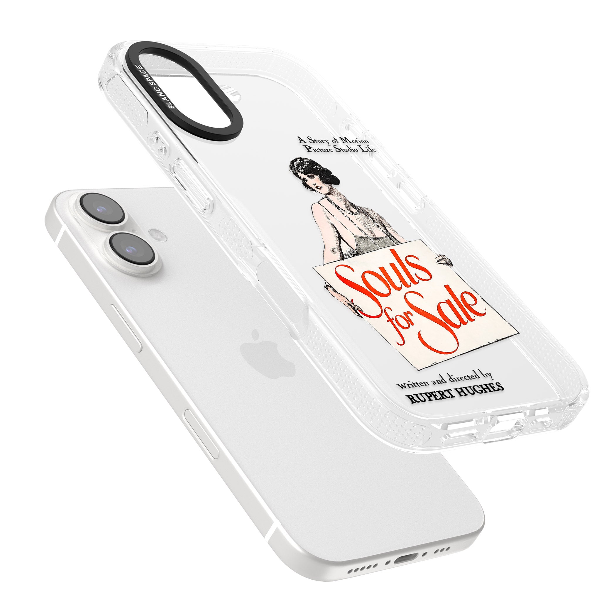 Souls for Sale Poster iPhone 16 / 16 Plus Clear Case Impact Air - Blanc Space