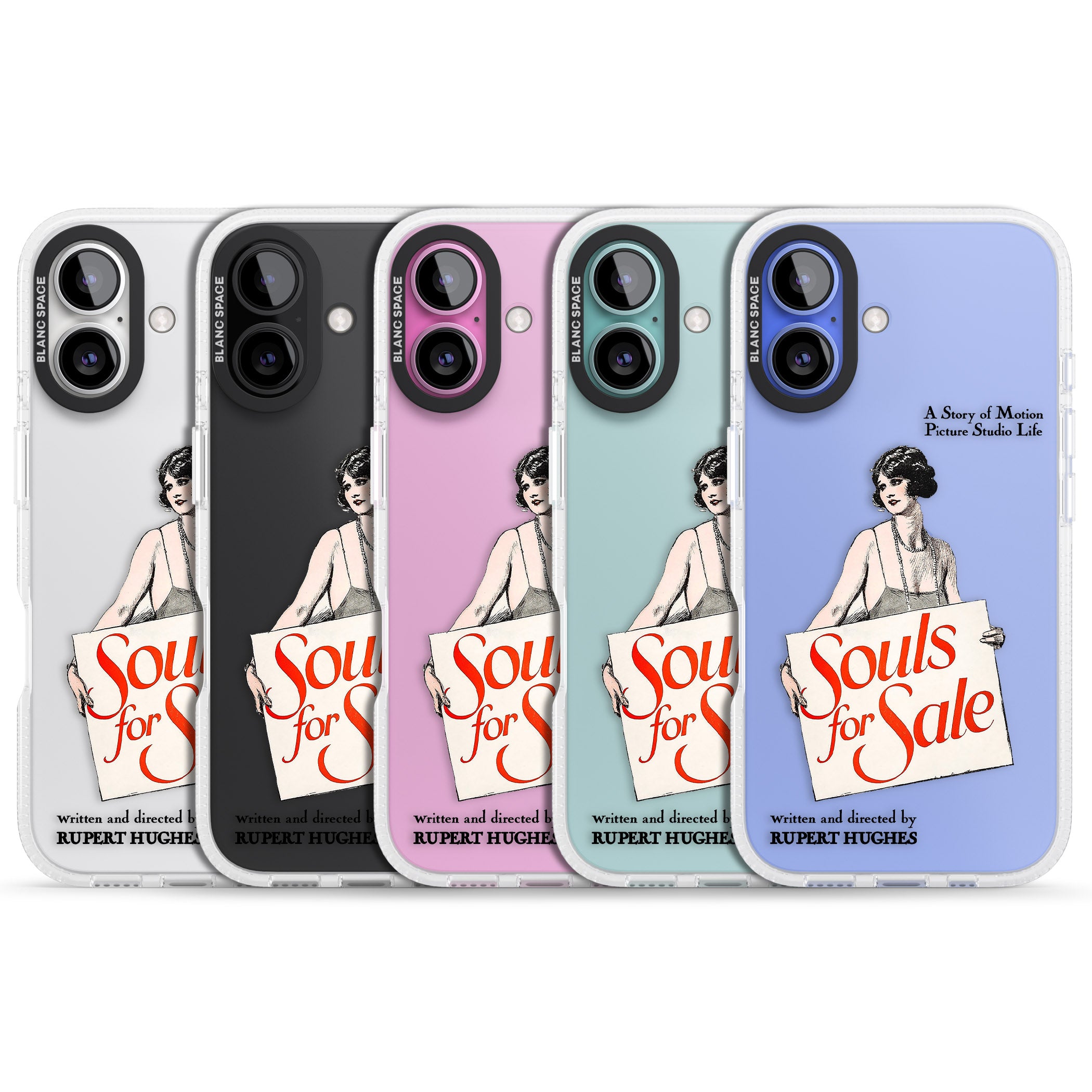 Souls for Sale Poster iPhone 16 / 16 Plus Clear Case Impact Air - Blanc Space