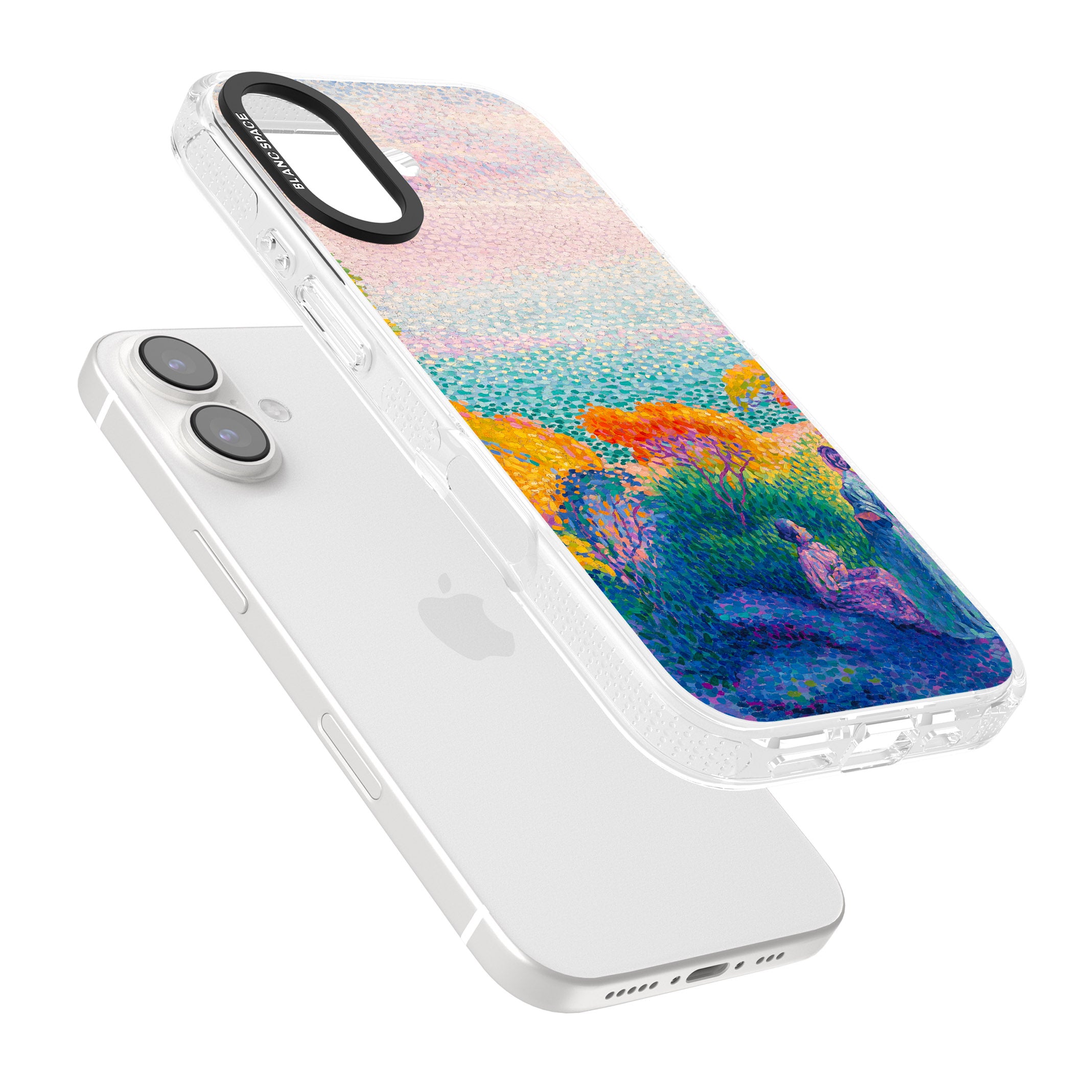 Meadow Lake iPhone 16 / 16 Plus Clear Case Impact Air - Blanc Space