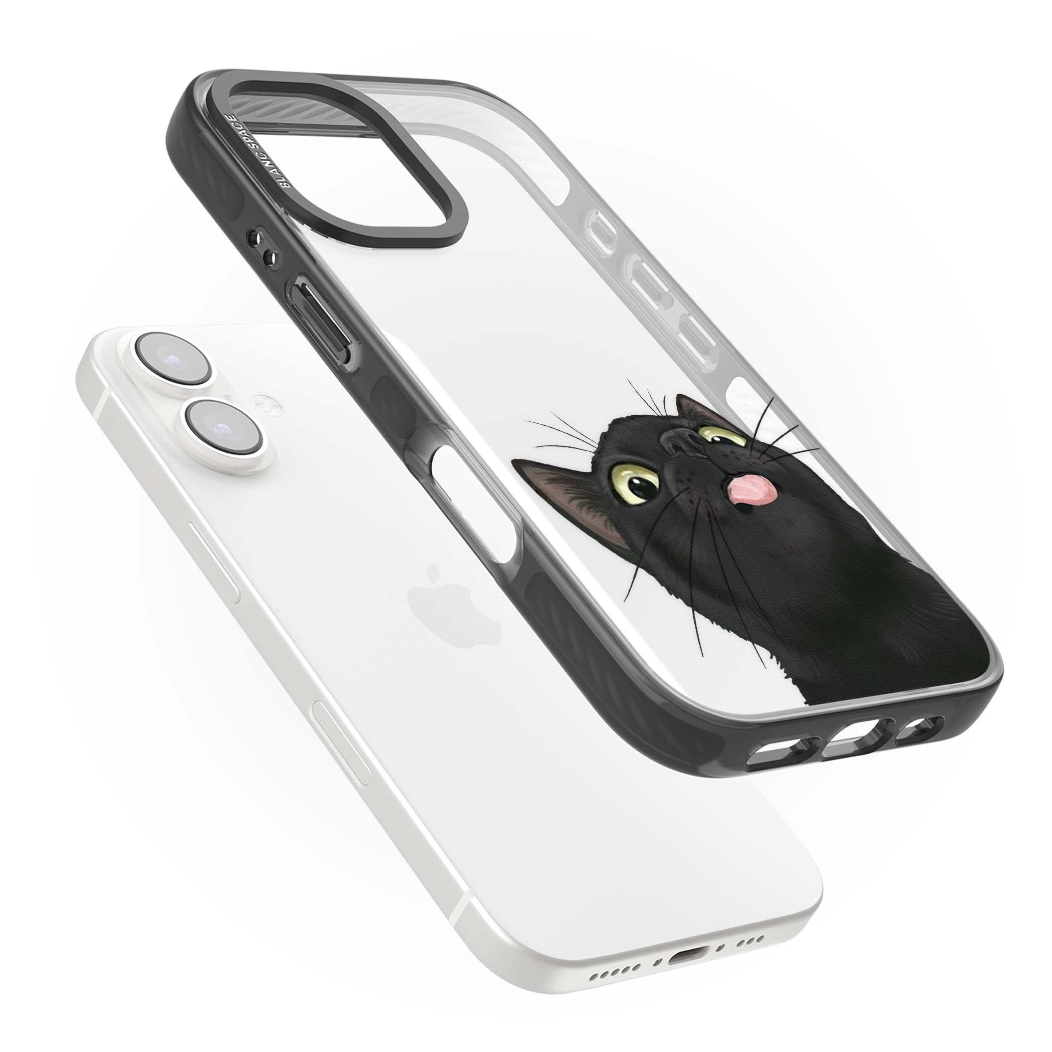Black Cat Energy for her iPhone case | Black Impact case for iPhone 16, iPhone 16 Plus