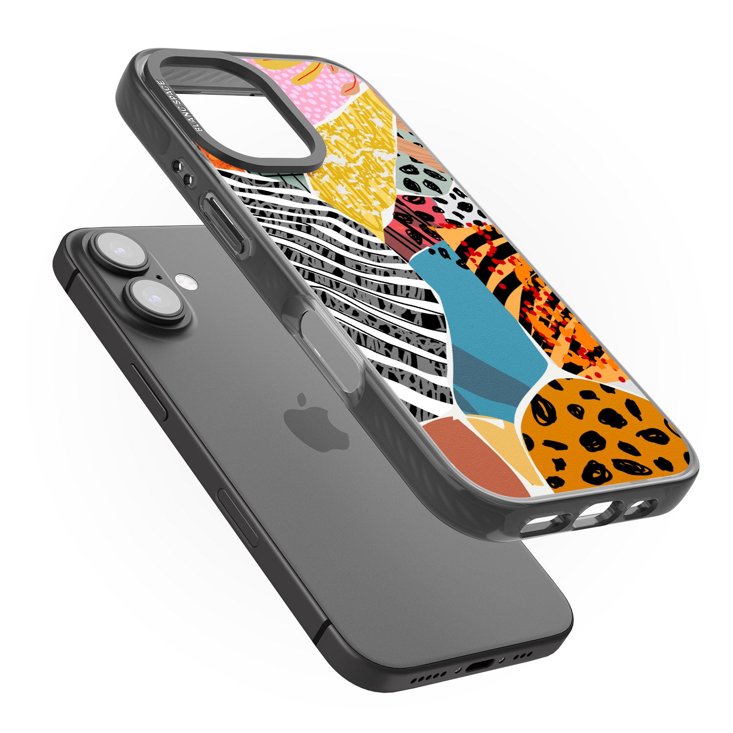 iPhone 16 Pro Max Print Passion Black Impact Phone Case