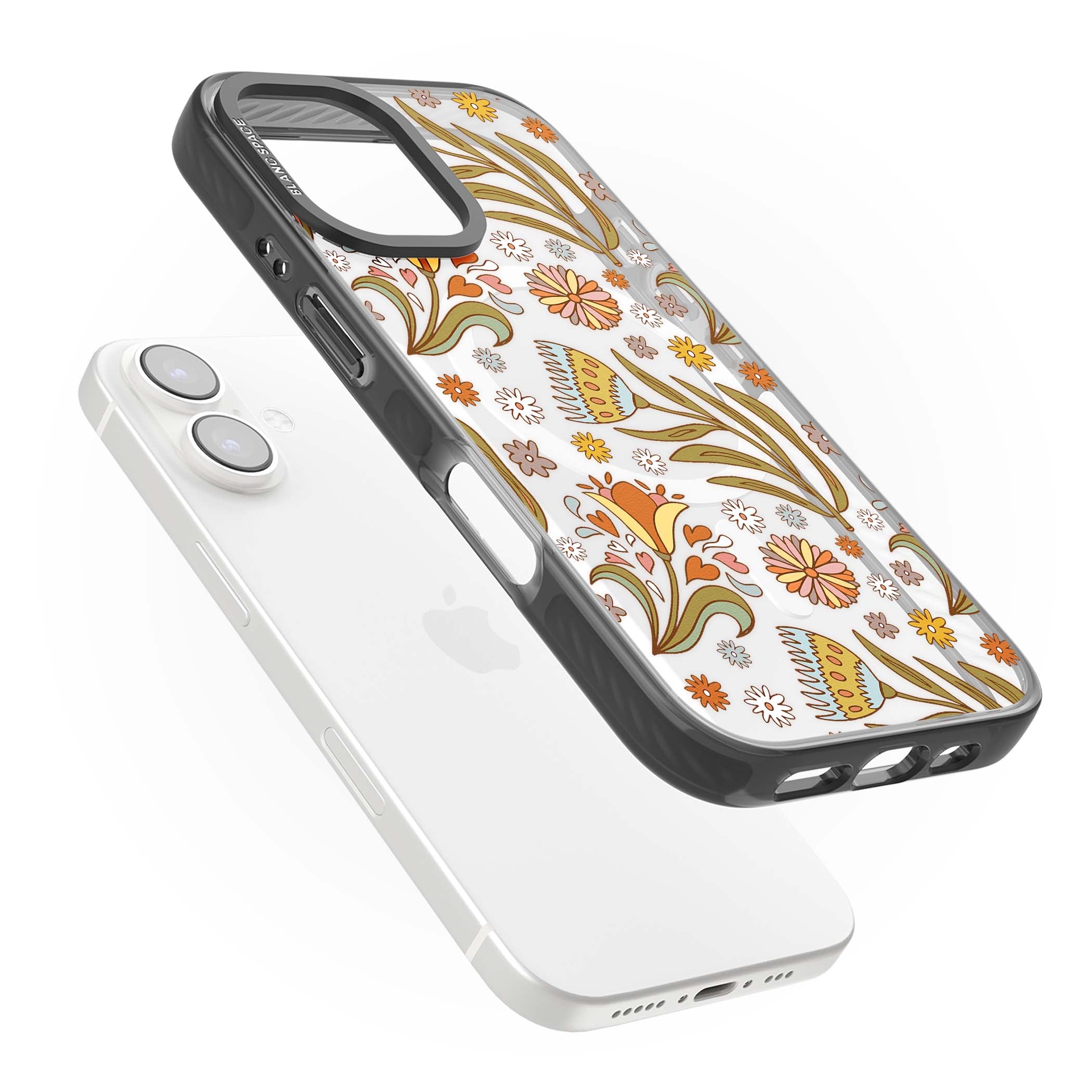 Elevate Your Phone'S Style With This Boho Celestial Sun & Eye Phone Case, Featuring A Mystical Blend Of Suns, All-Seeing Eyes, Butterflies, Stars, And