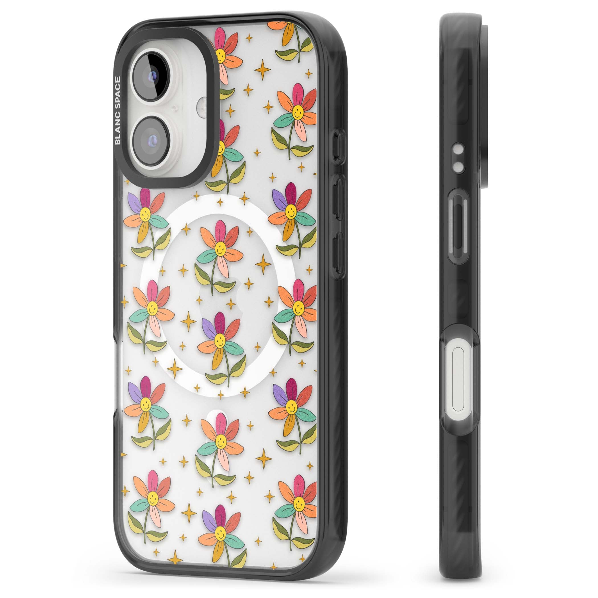 Elevate Your Phone'S Style With This Boho Celestial Sun & Eye Phone Case, Featuring A Mystical Blend Of Suns, All-Seeing Eyes, Butterflies, Stars, And