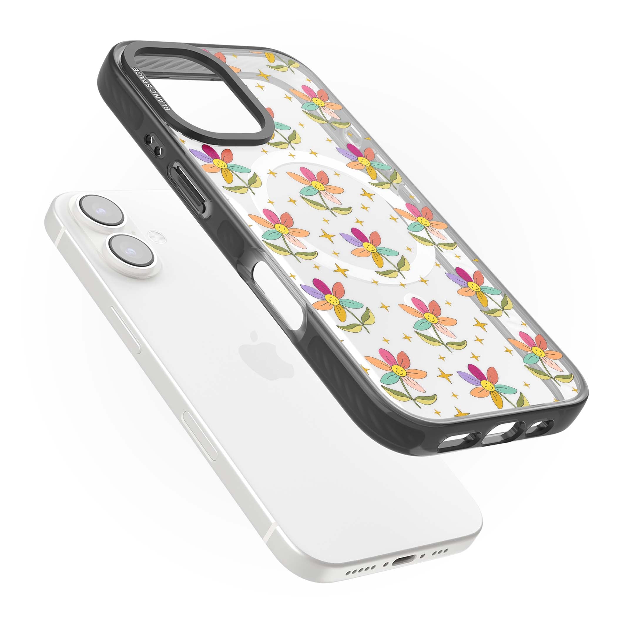 Elevate Your Phone'S Style With This Boho Celestial Sun & Eye Phone Case, Featuring A Mystical Blend Of Suns, All-Seeing Eyes, Butterflies, Stars, And