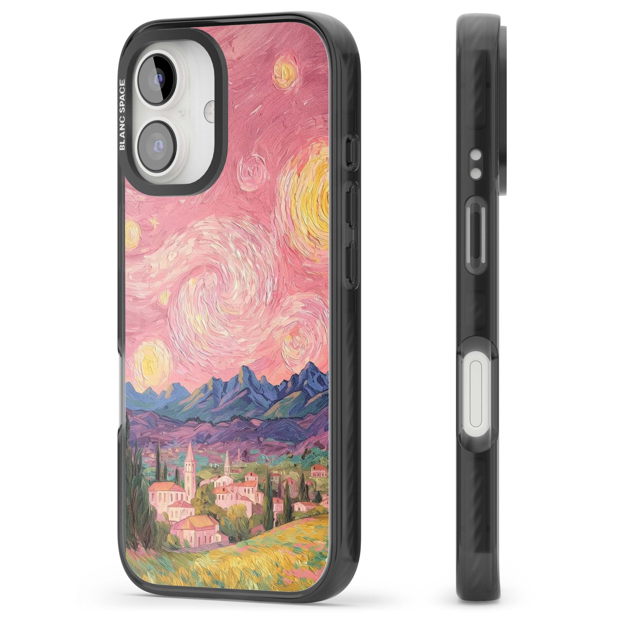 The Starry Sunset for her iPhone case | Black Impact Magsafe case for iPhone 16, iPhone 16 Plus