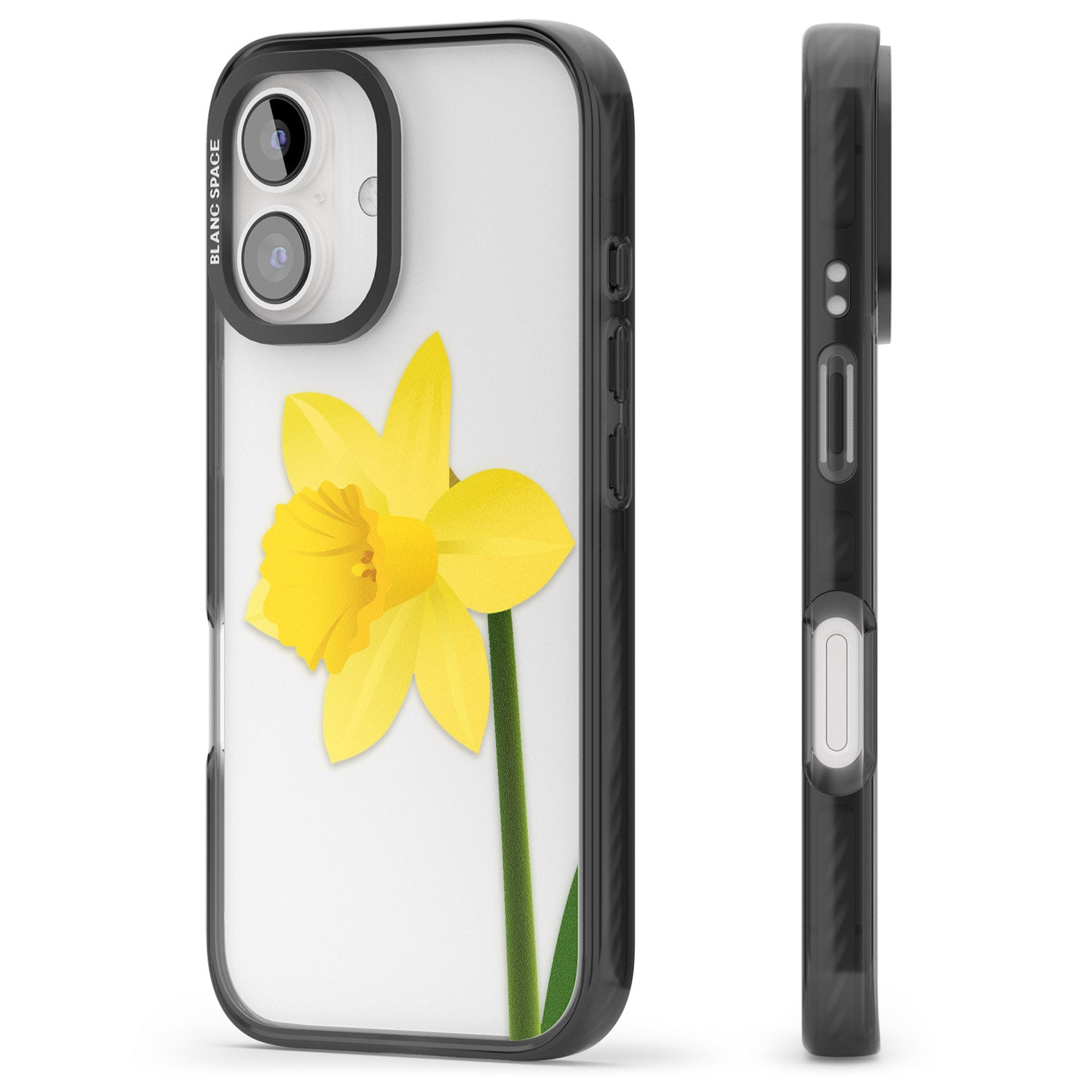 iPhone 16 Pro Max Daffodil Black Impact Phone Case