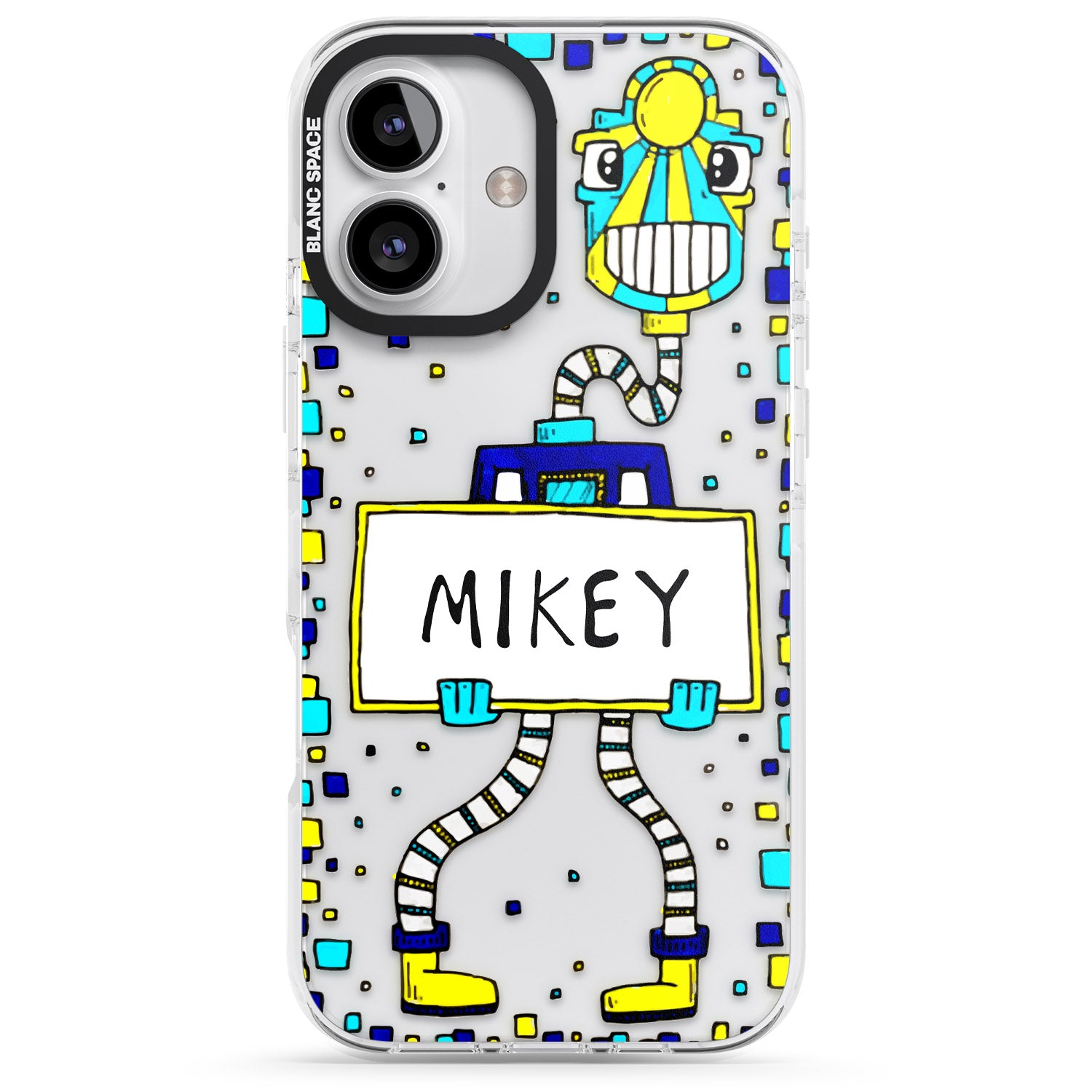 iPhone 16 Pro Max Personalised Tubes Guy Black Impact Phone Case