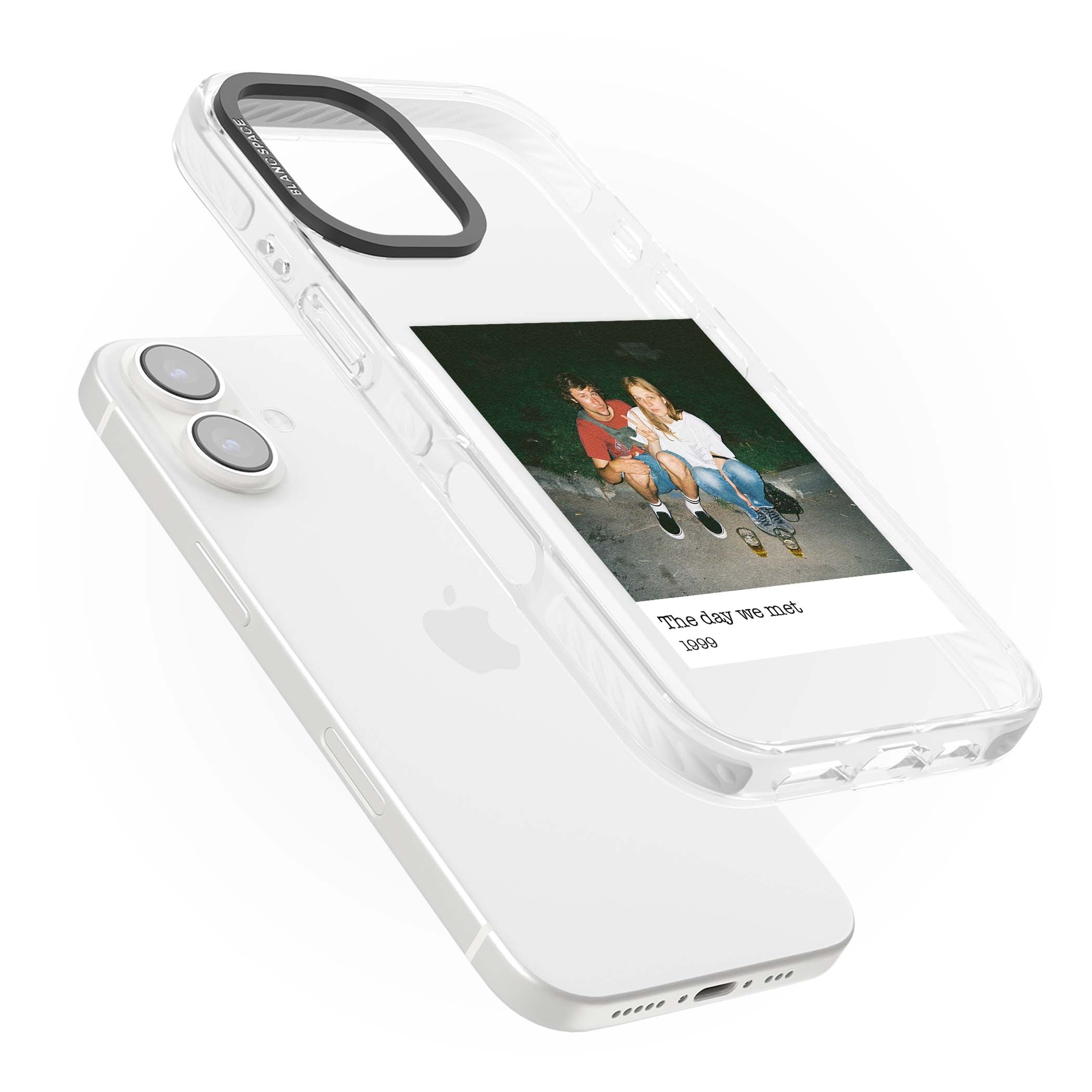 Photo Memory minimal iPhone case | Clear Impact case for iPhone 16, iPhone 16 Plus