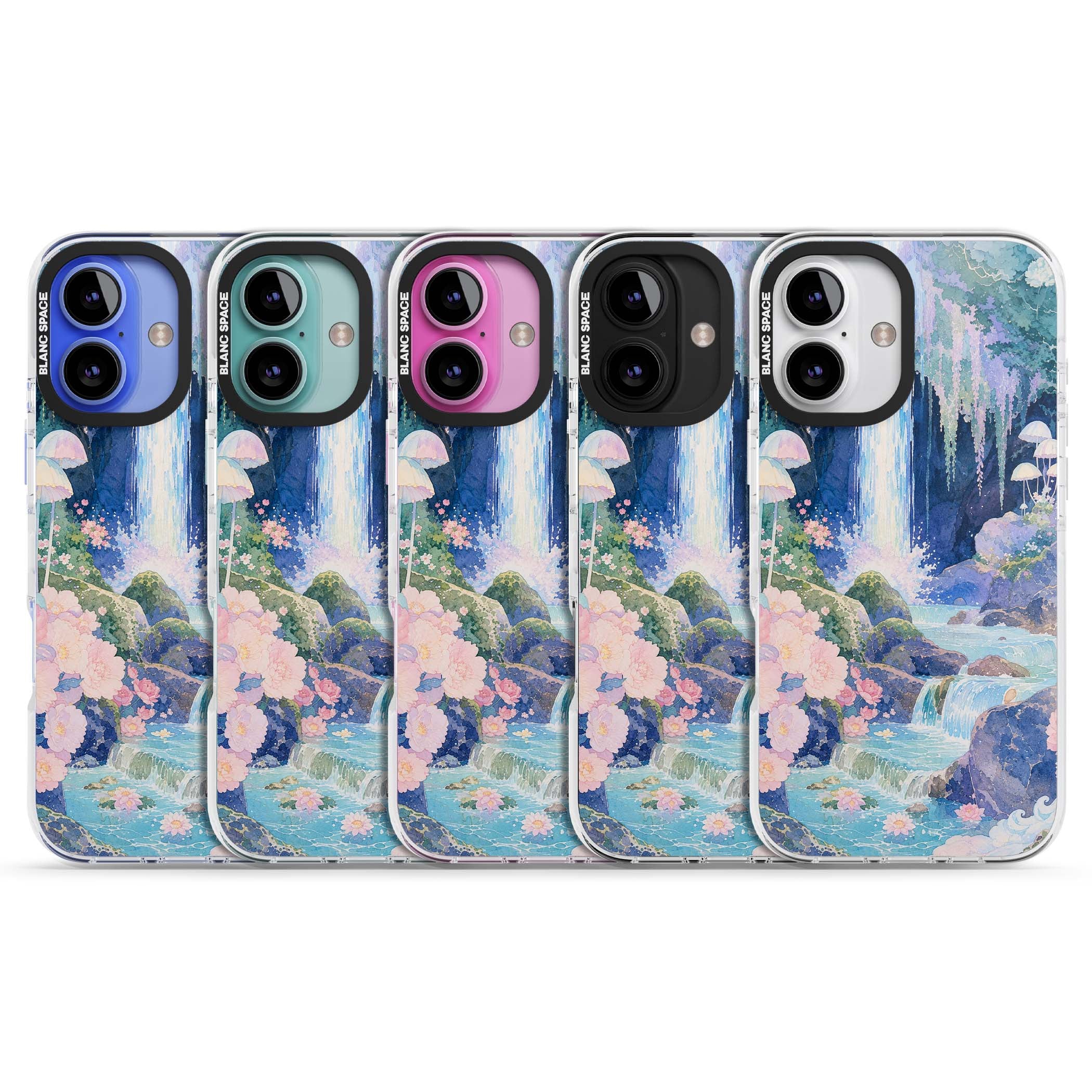 Mystic Waterfall art iPhone case | Impact Magsafe case for iPhone 16, iPhone 16 Plus