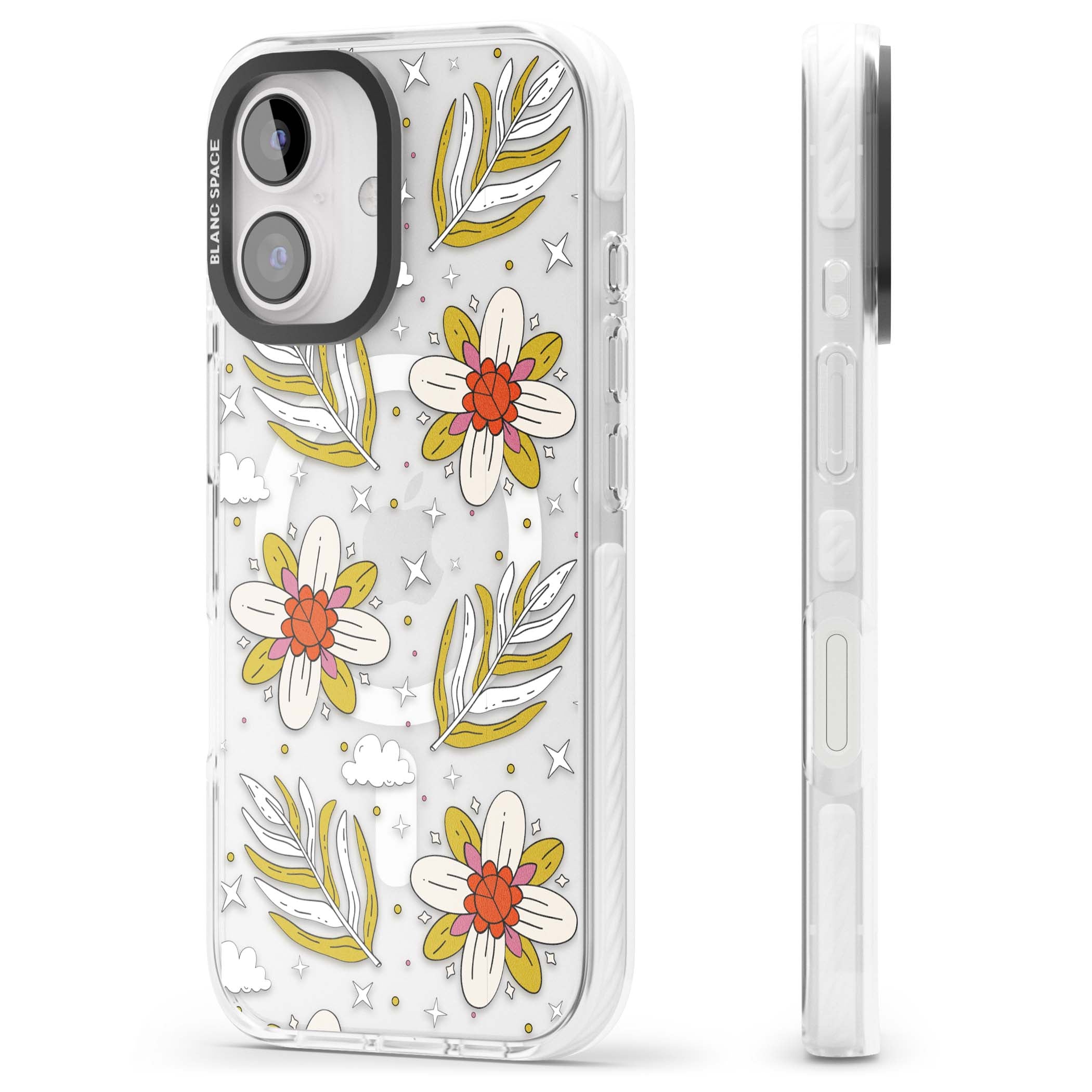 Elevate Your Phone'S Style With This Boho Celestial Sun & Eye Phone Case, Featuring A Mystical Blend Of Suns, All-Seeing Eyes, Butterflies, Stars, And