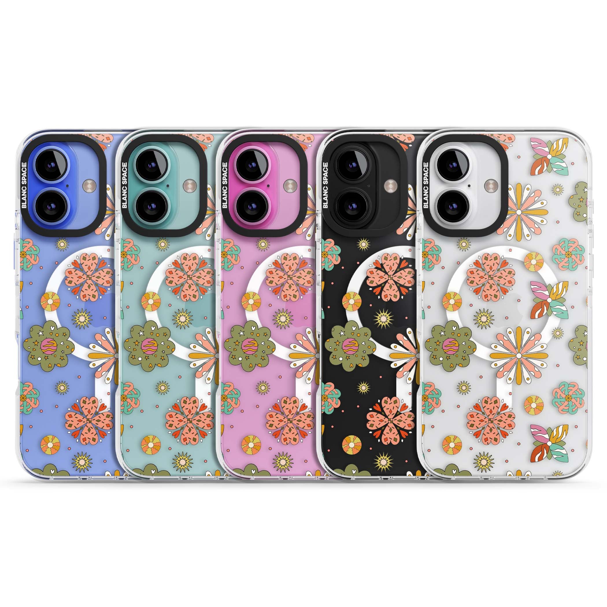 Elevate Your Phone'S Style With This Boho Celestial Sun & Eye Phone Case, Featuring A Mystical Blend Of Suns, All-Seeing Eyes, Butterflies, Stars, And
